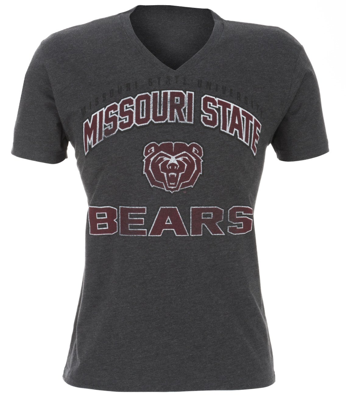 Majestic Adults' Missouri State University Section 101 V-neck T-shirt