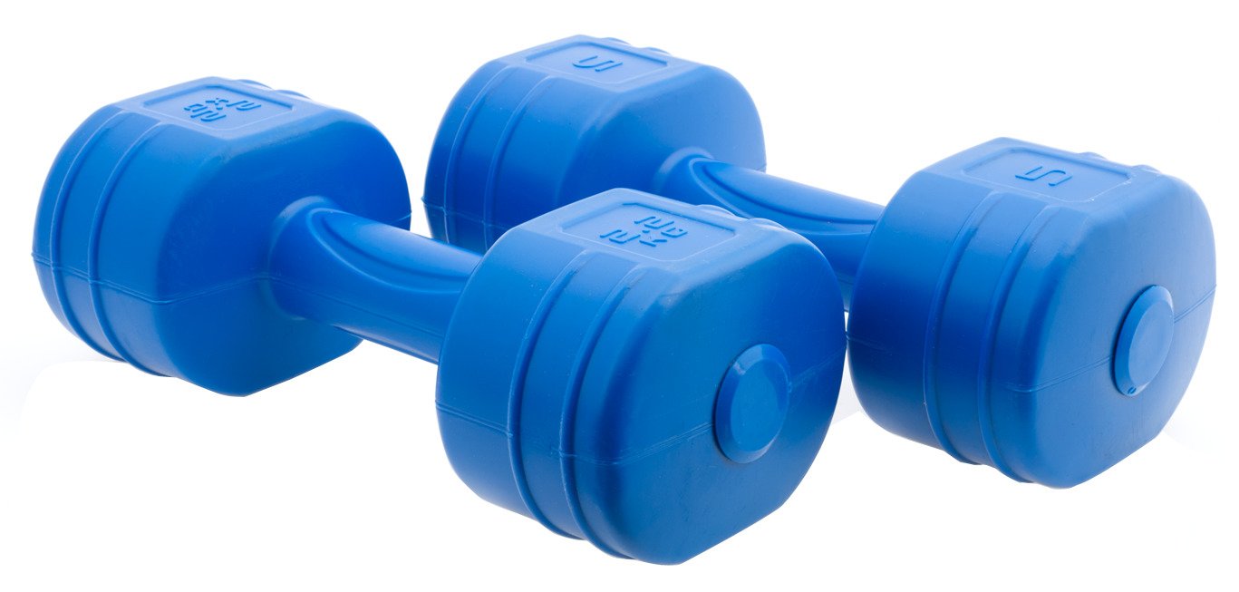 Tone Fitness Women's 5 lb. Cement Dumbbells