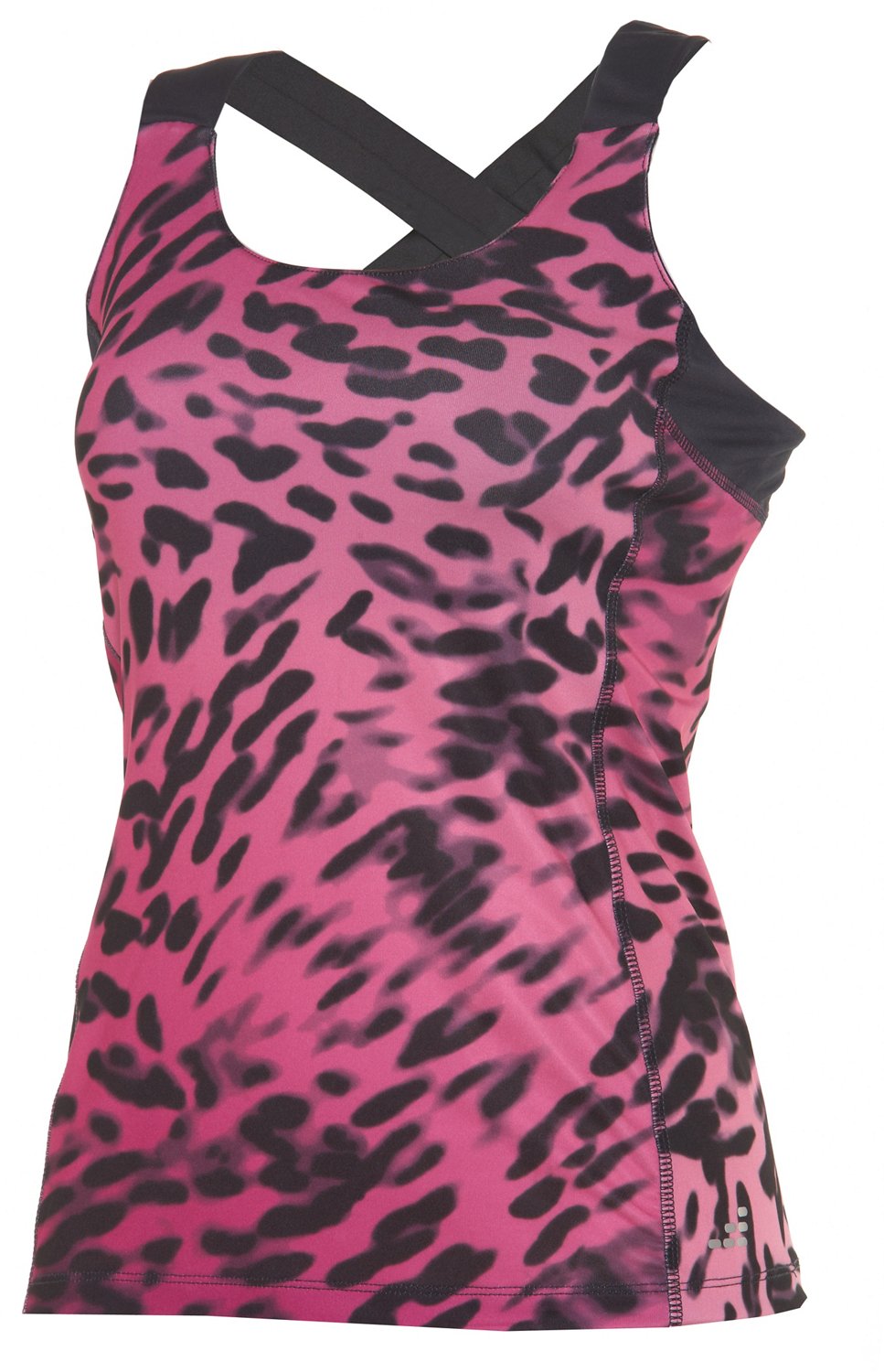 BCG Women's Cross Back Printed Tank Top