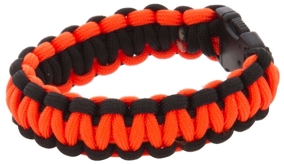 Bison Designs Paracord Side-Release Cobra Medium Survival Bracelet