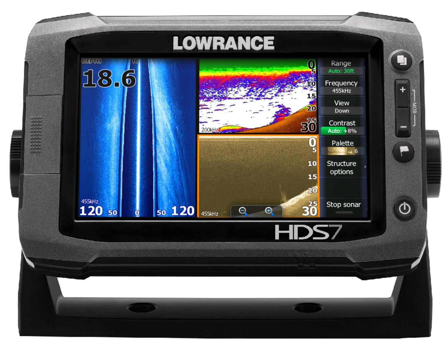 Lowrance Gen2 HDS-7 Touch Screen Fishfinder/ Chartplotter thumbnail