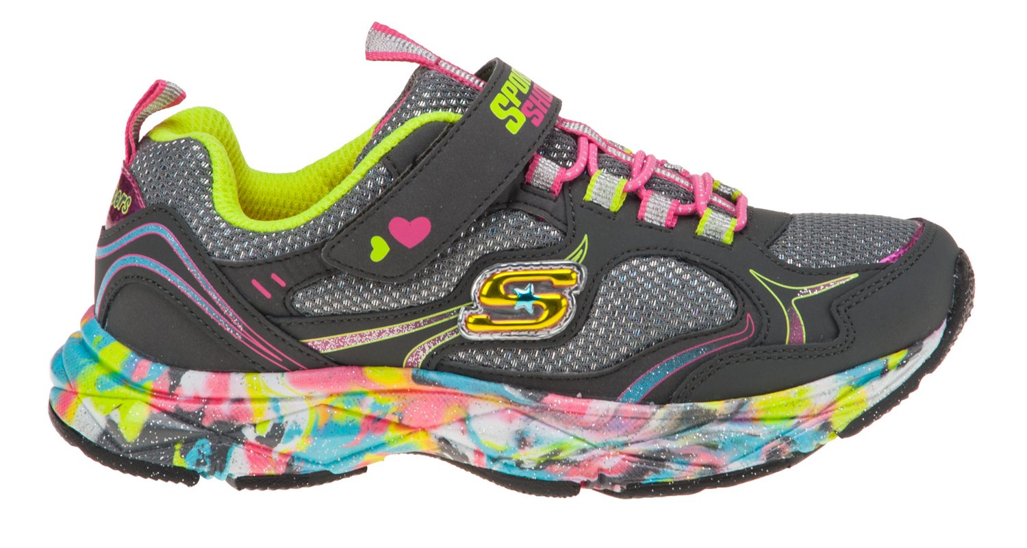 SKECHERS Girls' Sporty Shorty Lite Diamond Athletic Lifestyle Shoes