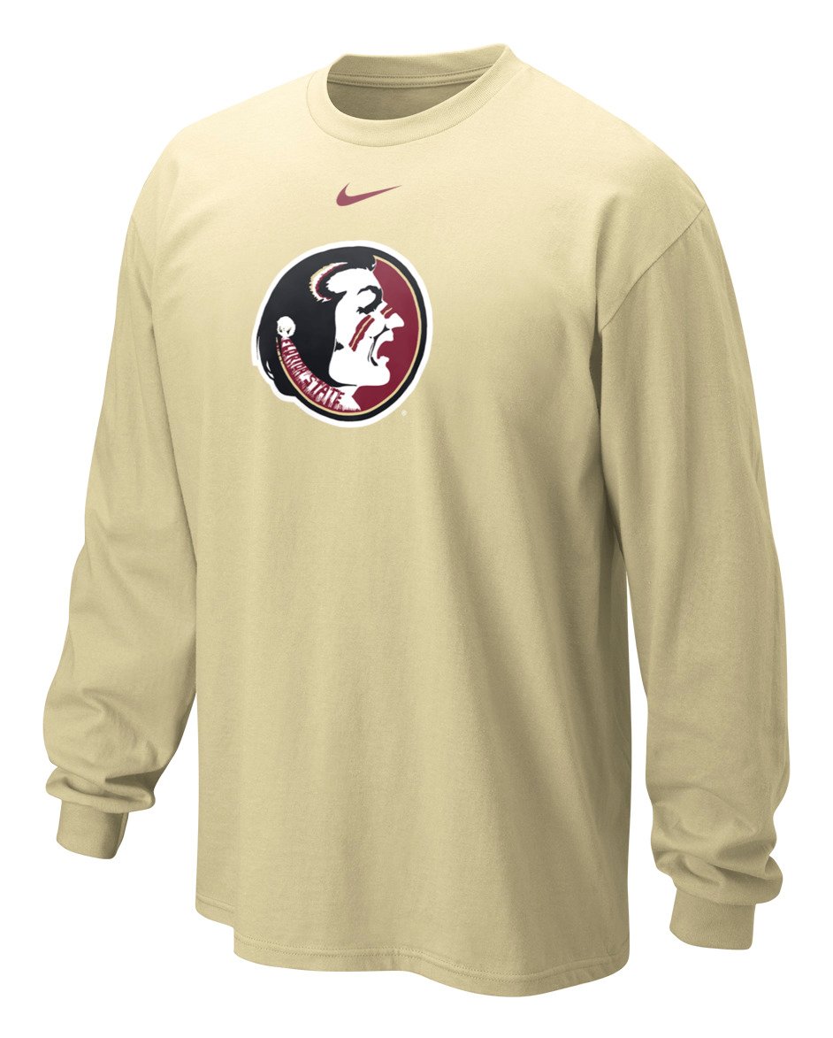 Nike Men's Florida State University Long Sleeve Classic Logo T-shirt