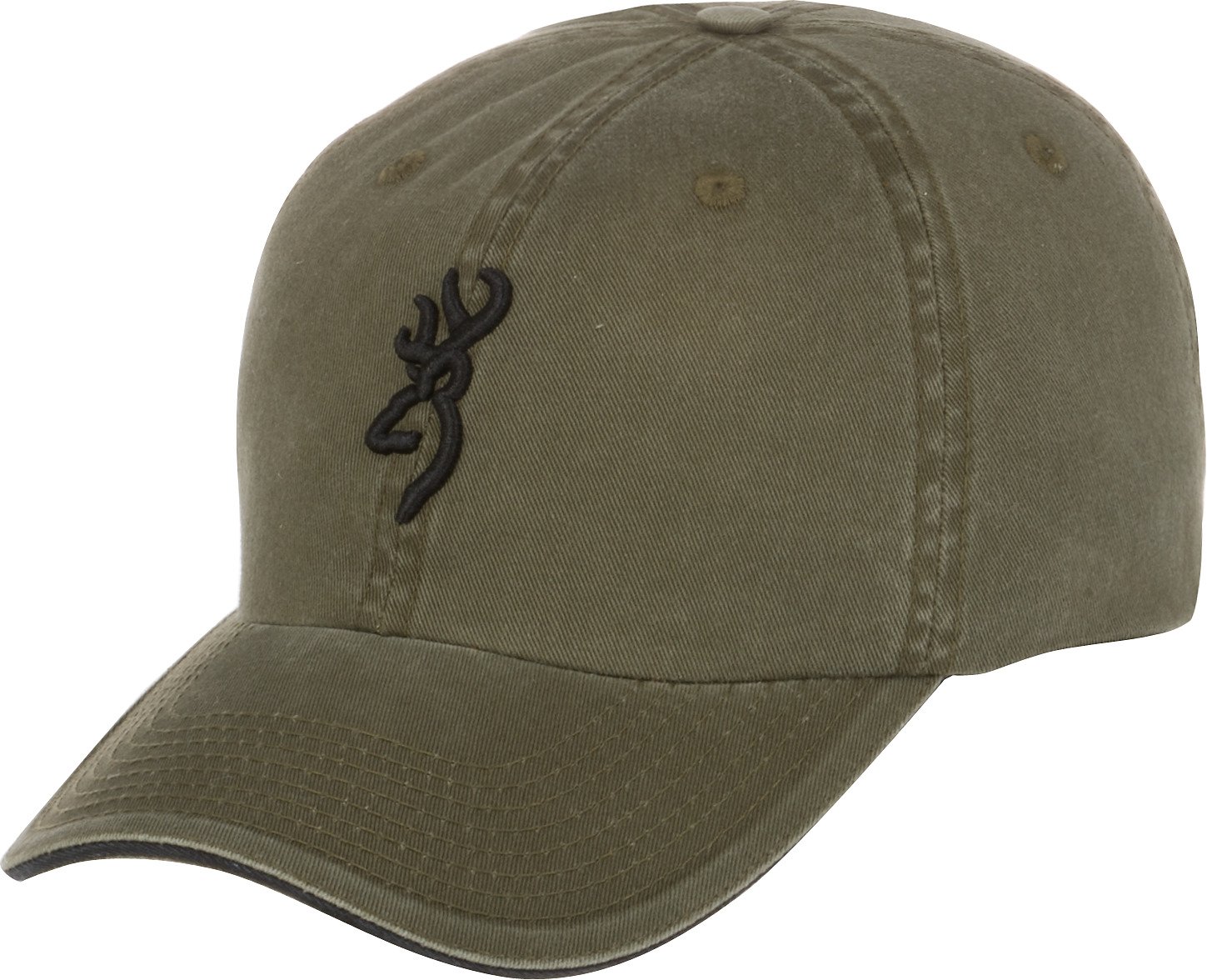 Browning Adults' Brim Sandwich Twill with 3-D Buckmark Cap