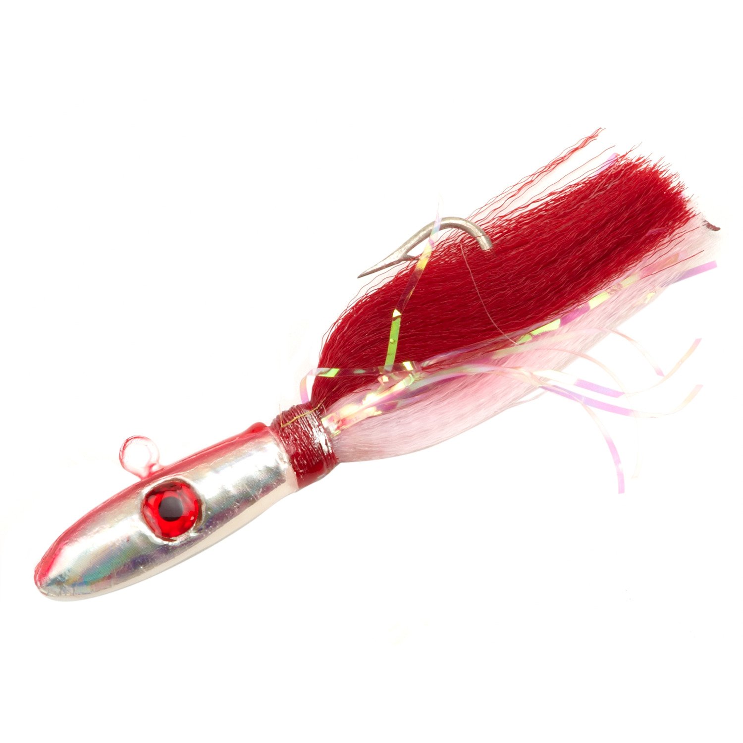 Wahoo Grouper Red/White 4 oz Jig