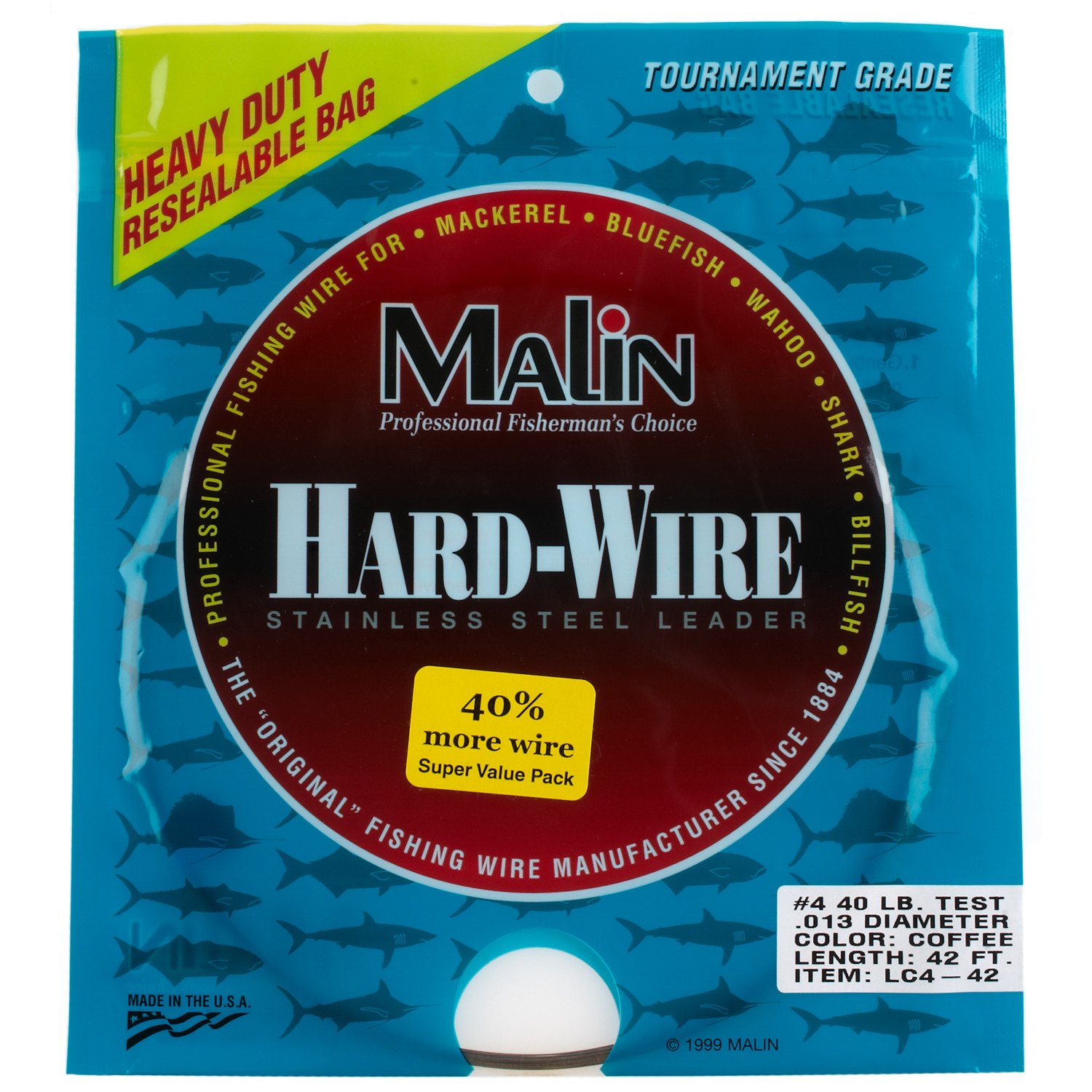 Malin Size 4 42' Wire Leader