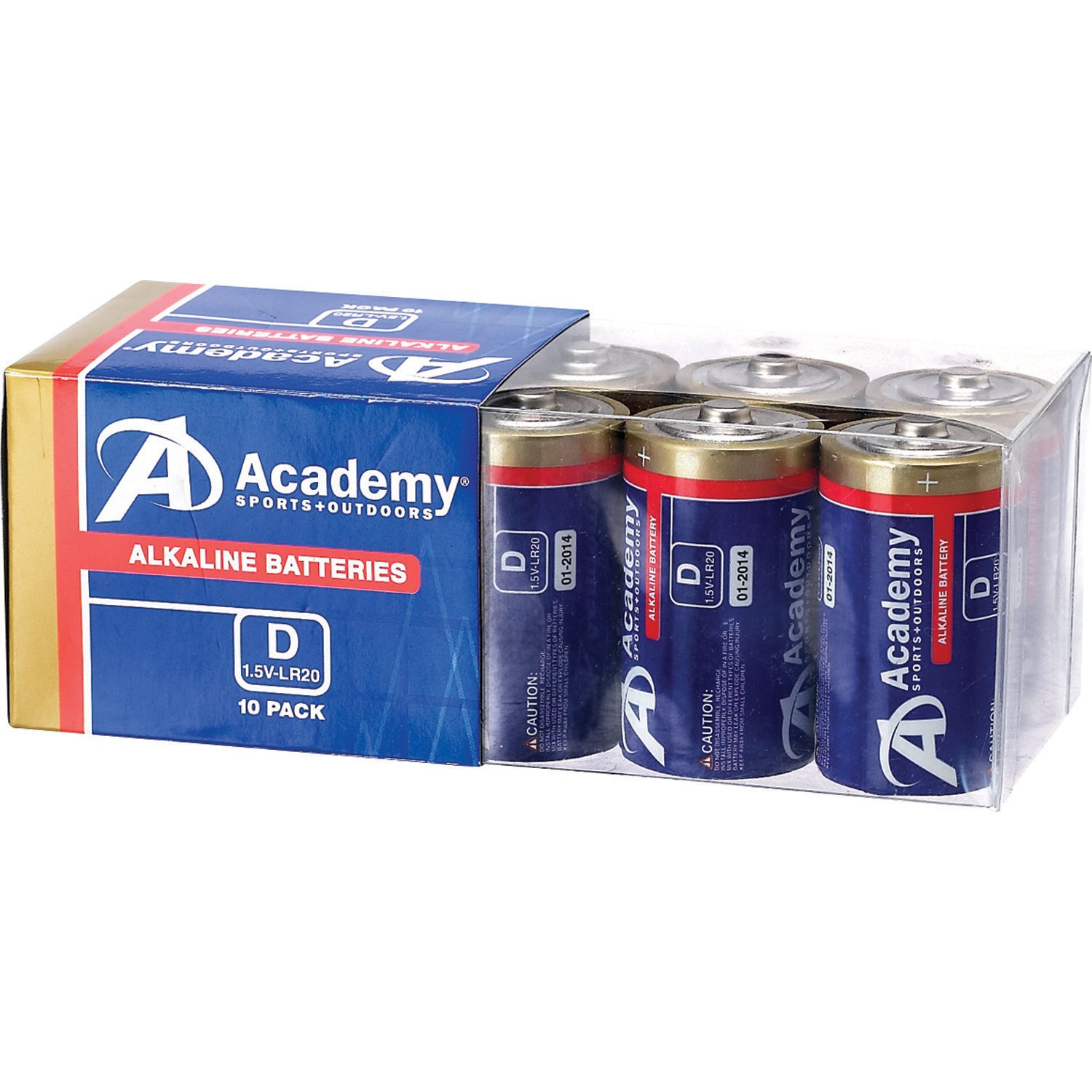 Academy® Sports + Outdoors D Batteries 10-Pack