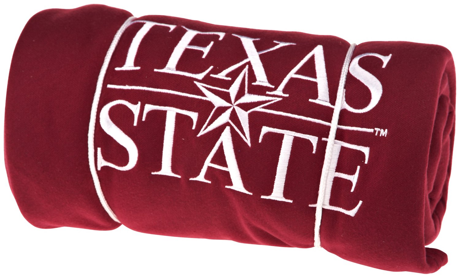 Logo Texas State University Sweatshirt Blanket