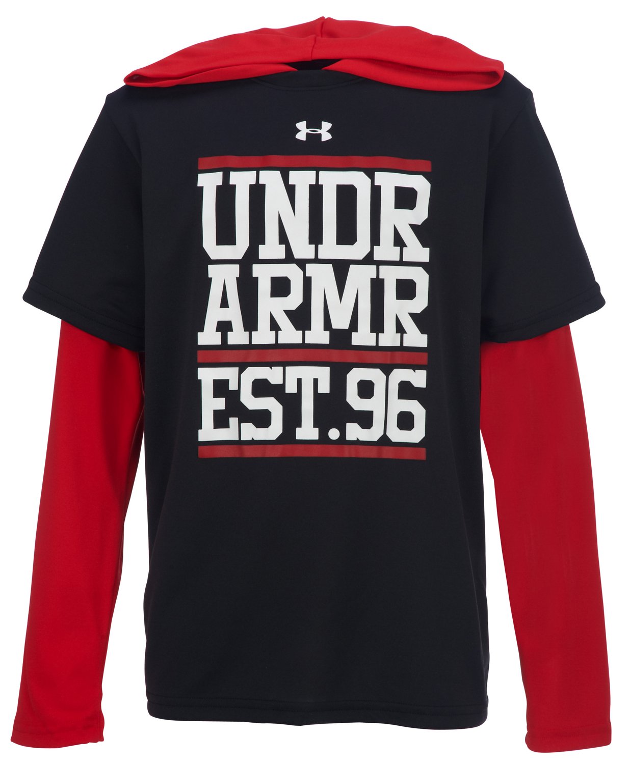 Under Armour® Boys' Layered Graphic Hoodie