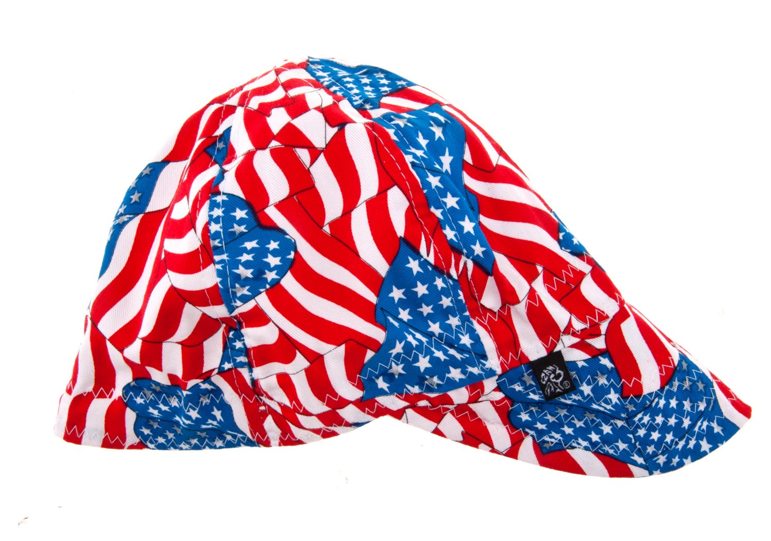 ZANHeadgear® Adults' Wavy Flag Pattern Welder's Cap