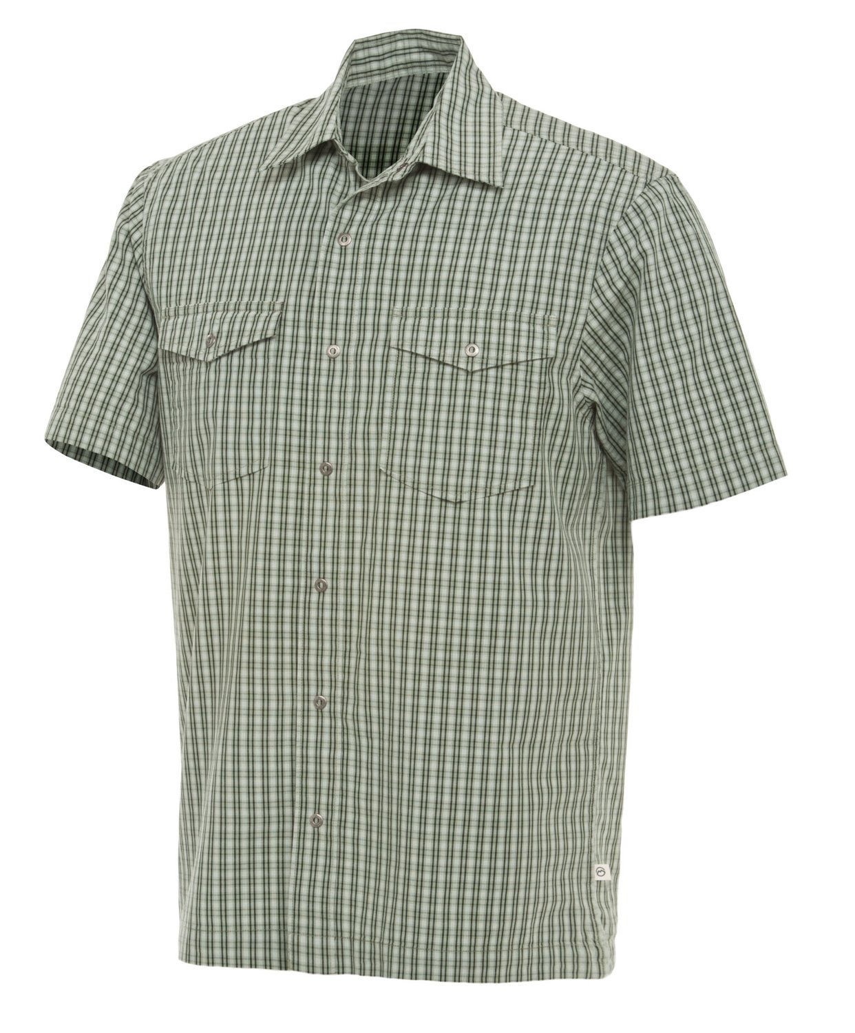 Magellan Outdoors Men's Short Sleeve Bias Plaid Shirt