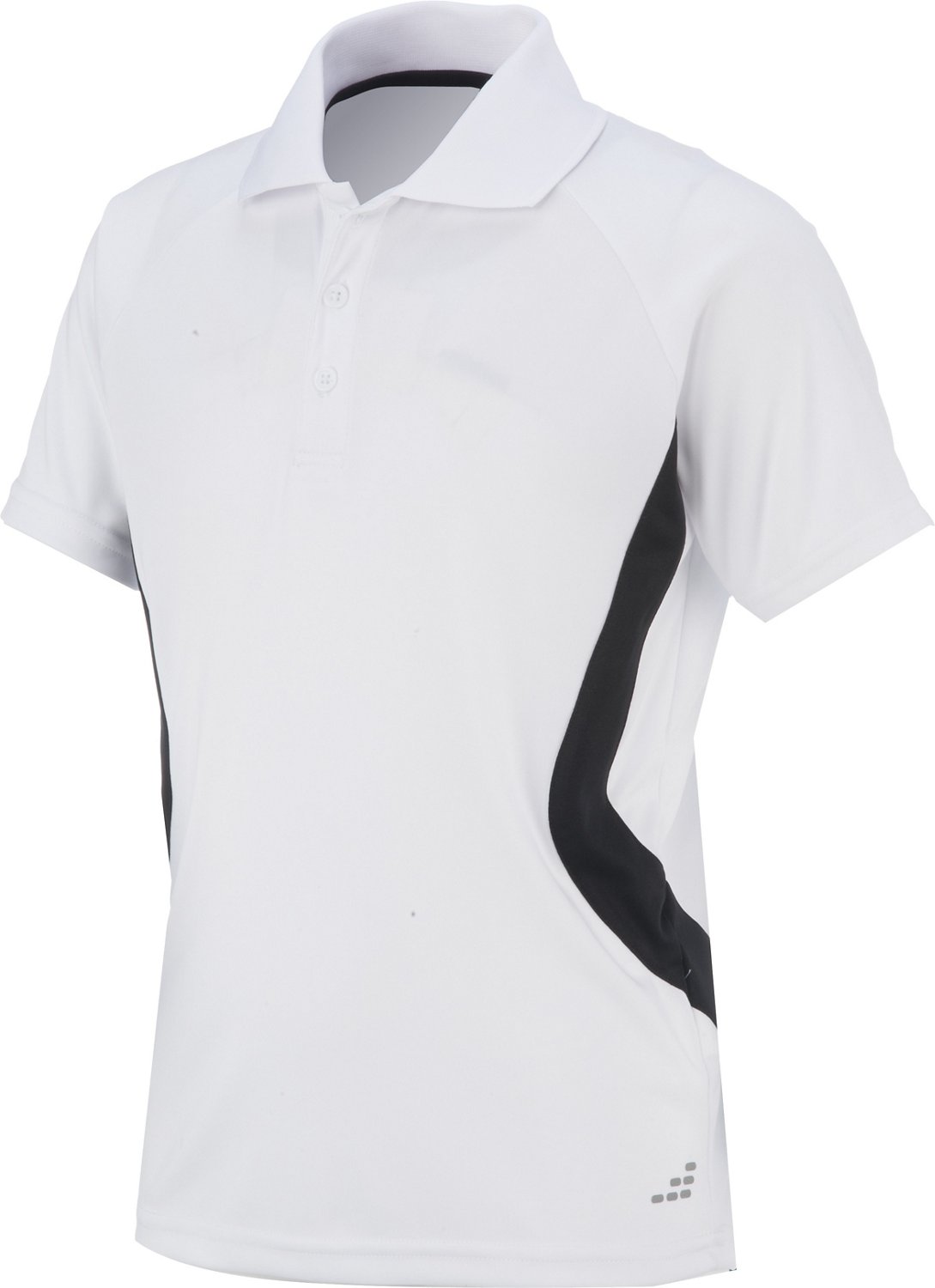 BCG Boys' Short Sleeve Zigzag Tennis Polo Shirt