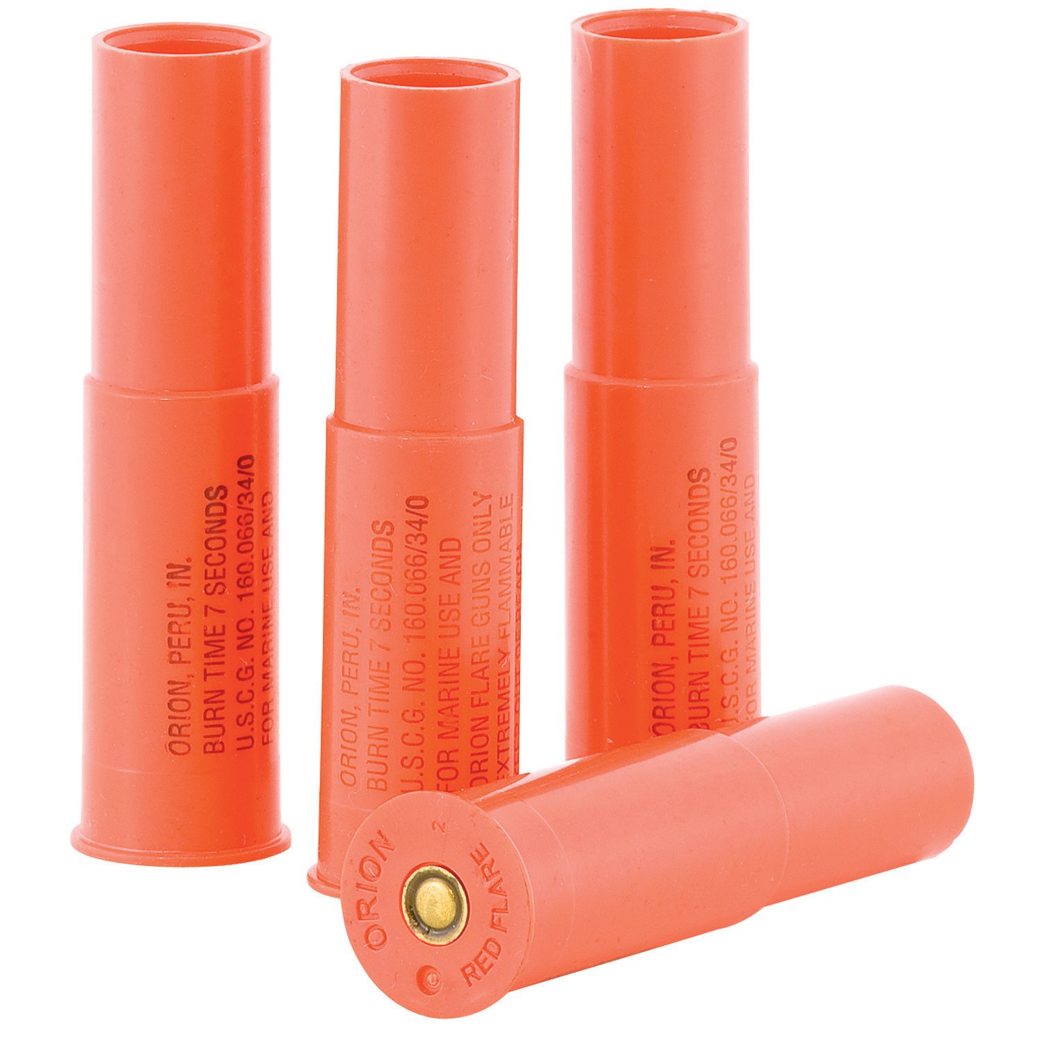Orion 12 Gauge High-Performance Red Aerial Signal Flares 4-Pack