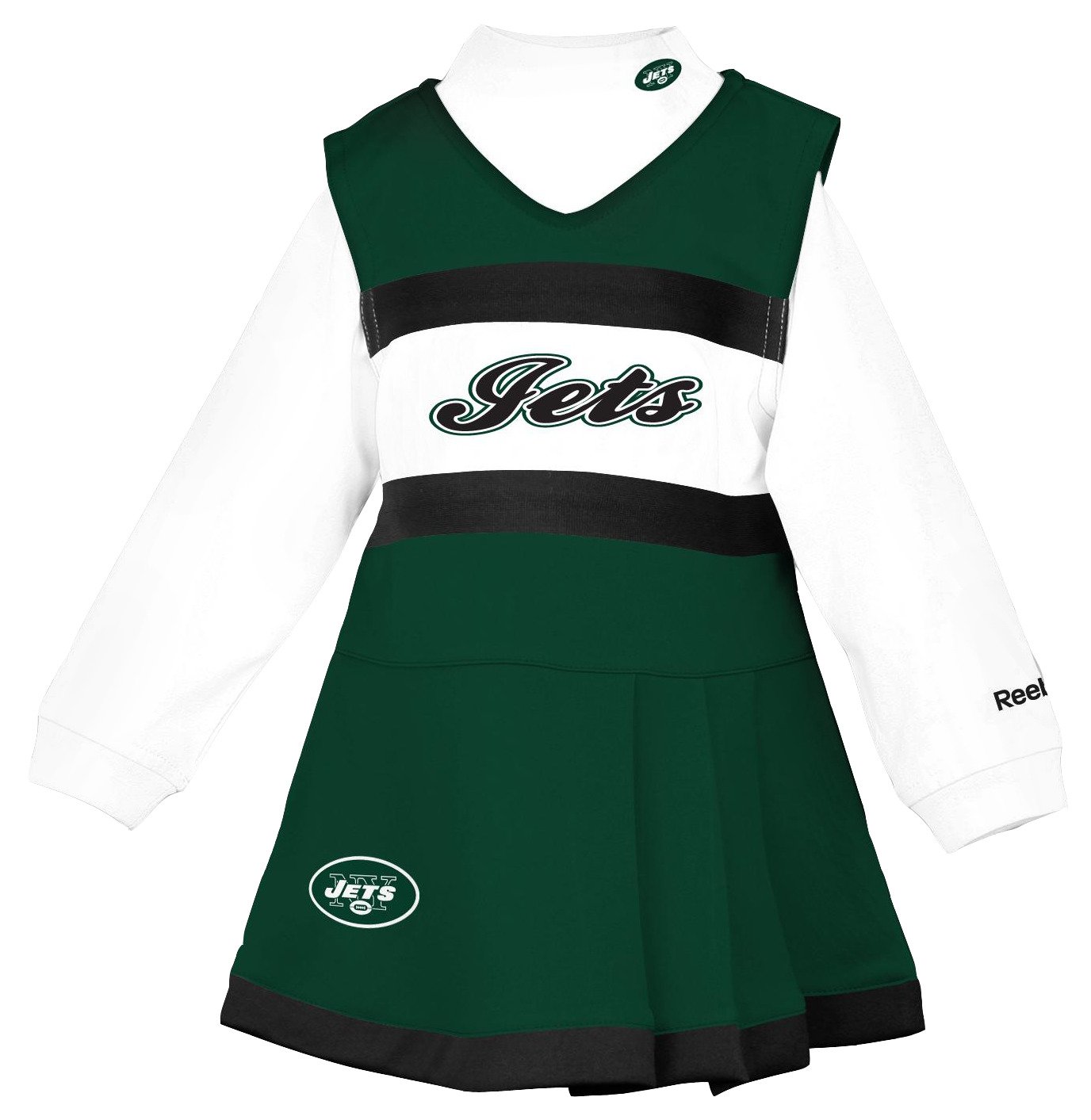 Reebok Girls' New York Jets Jumper and Turtleneck Set