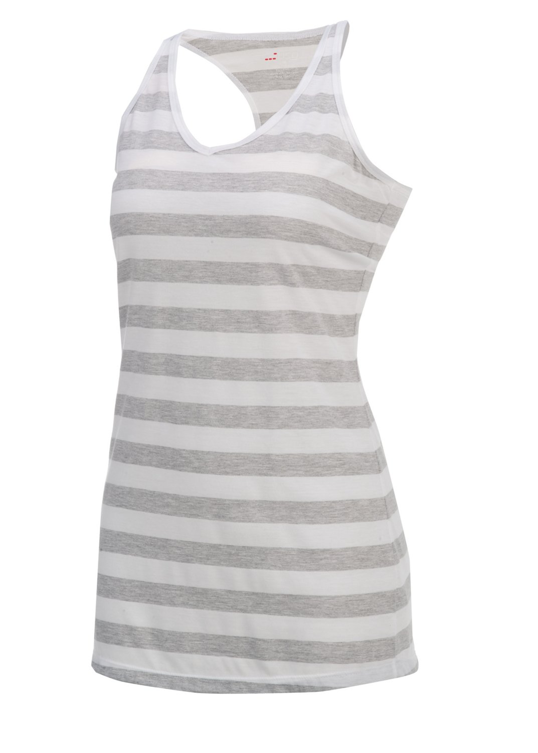 BCG Women's Heather Stripe Racerback V-neck Tank Top