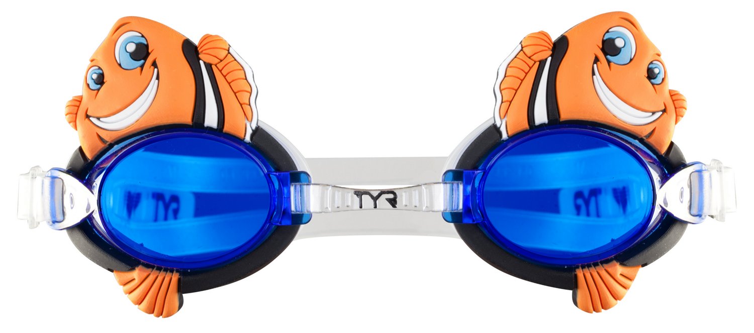 TYR Kids' Charactyrs Happy Fish Goggles