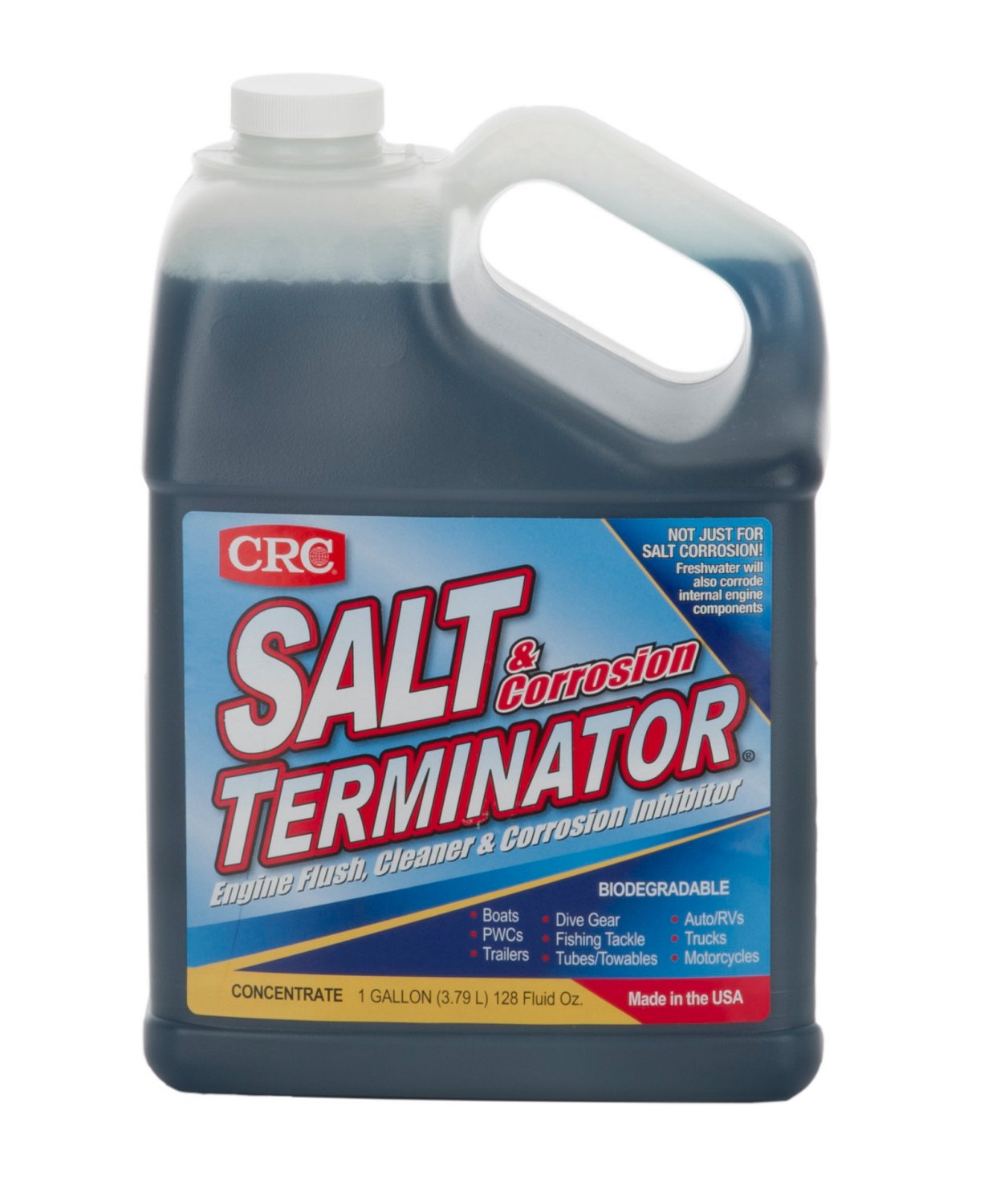CRC Marine Salt Terminator® 1-Gallon Engine Flush, Cleaner and Corrosion Inhibitor