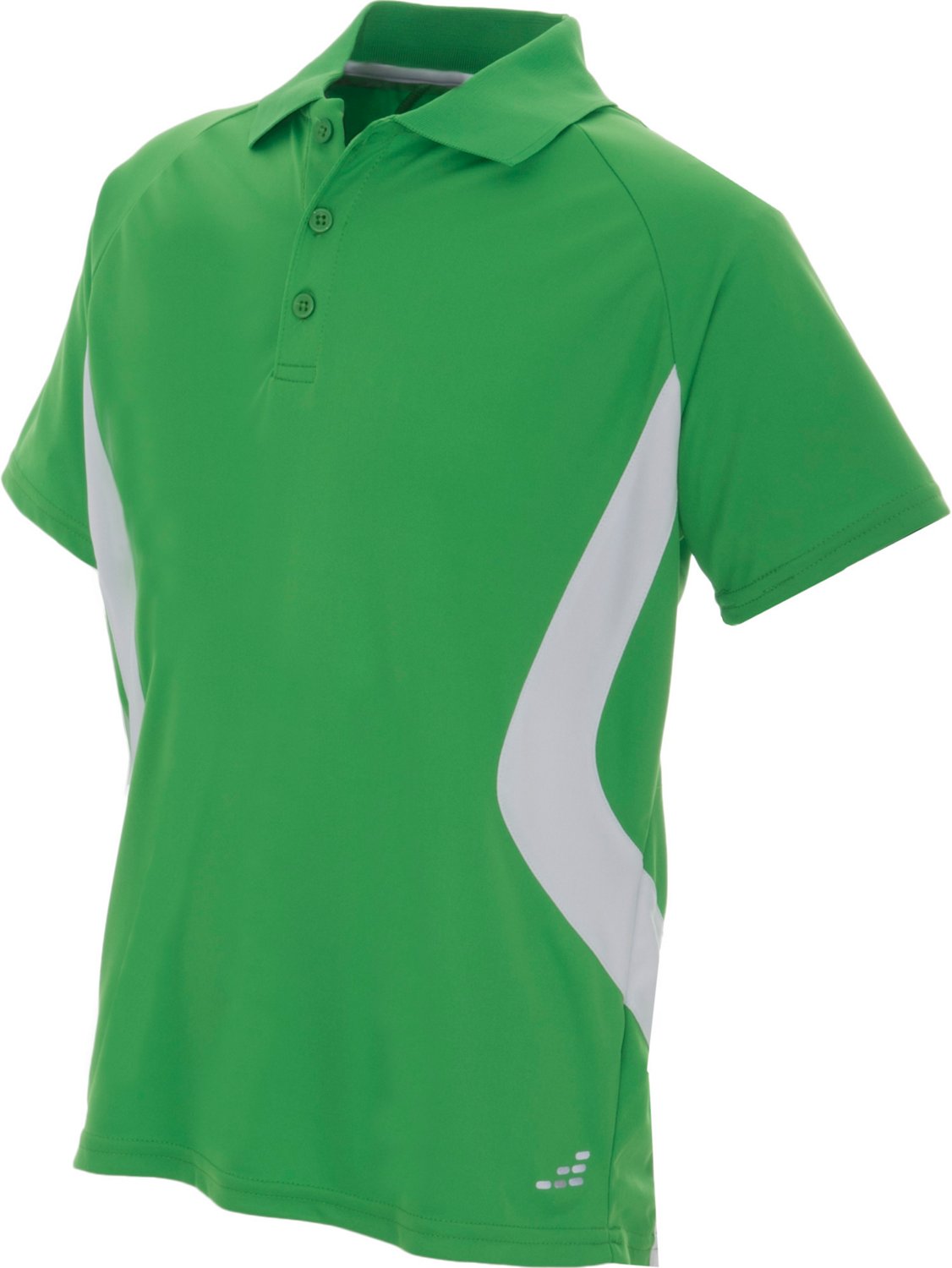 BCG Boys' Short Sleeve Zigzag Tennis Polo Shirt