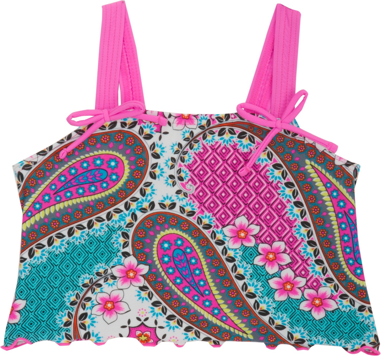 Malibu Girls' Bali Patch Tankini