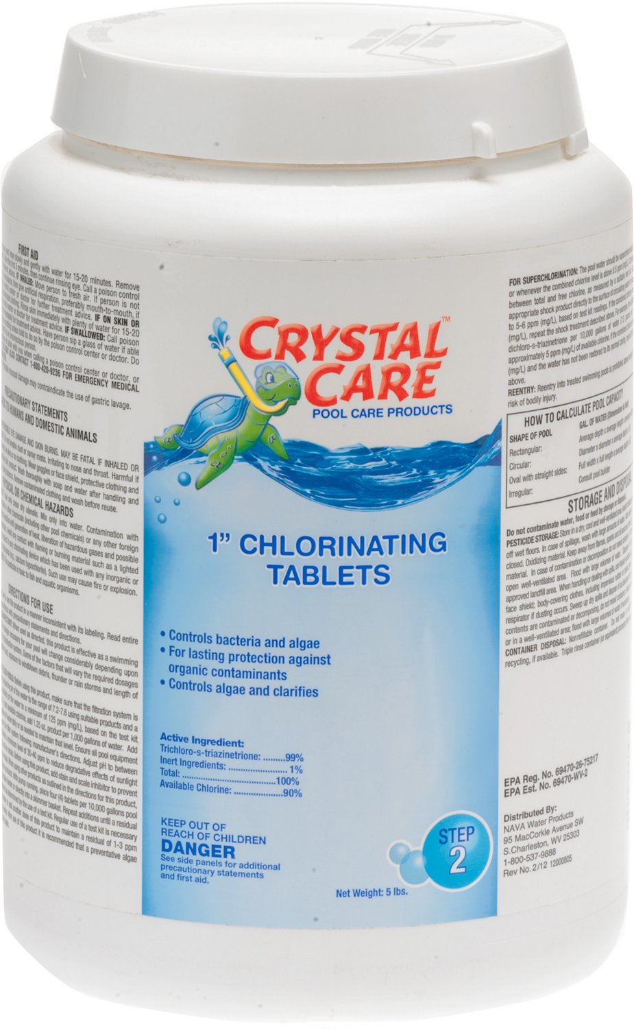 Crystal Care Chlorinating Tablets