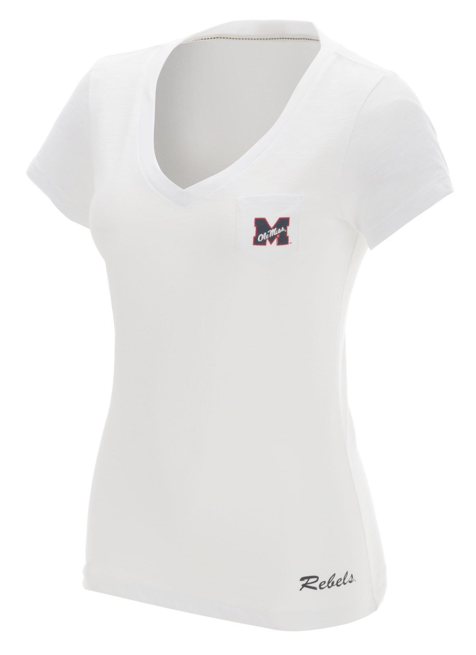Colosseum Athletics Women's University of Mississippi Vision V-neck T-shirt