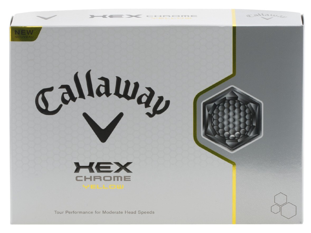 Callaway HEX Chrome Golf Balls 12-Pack