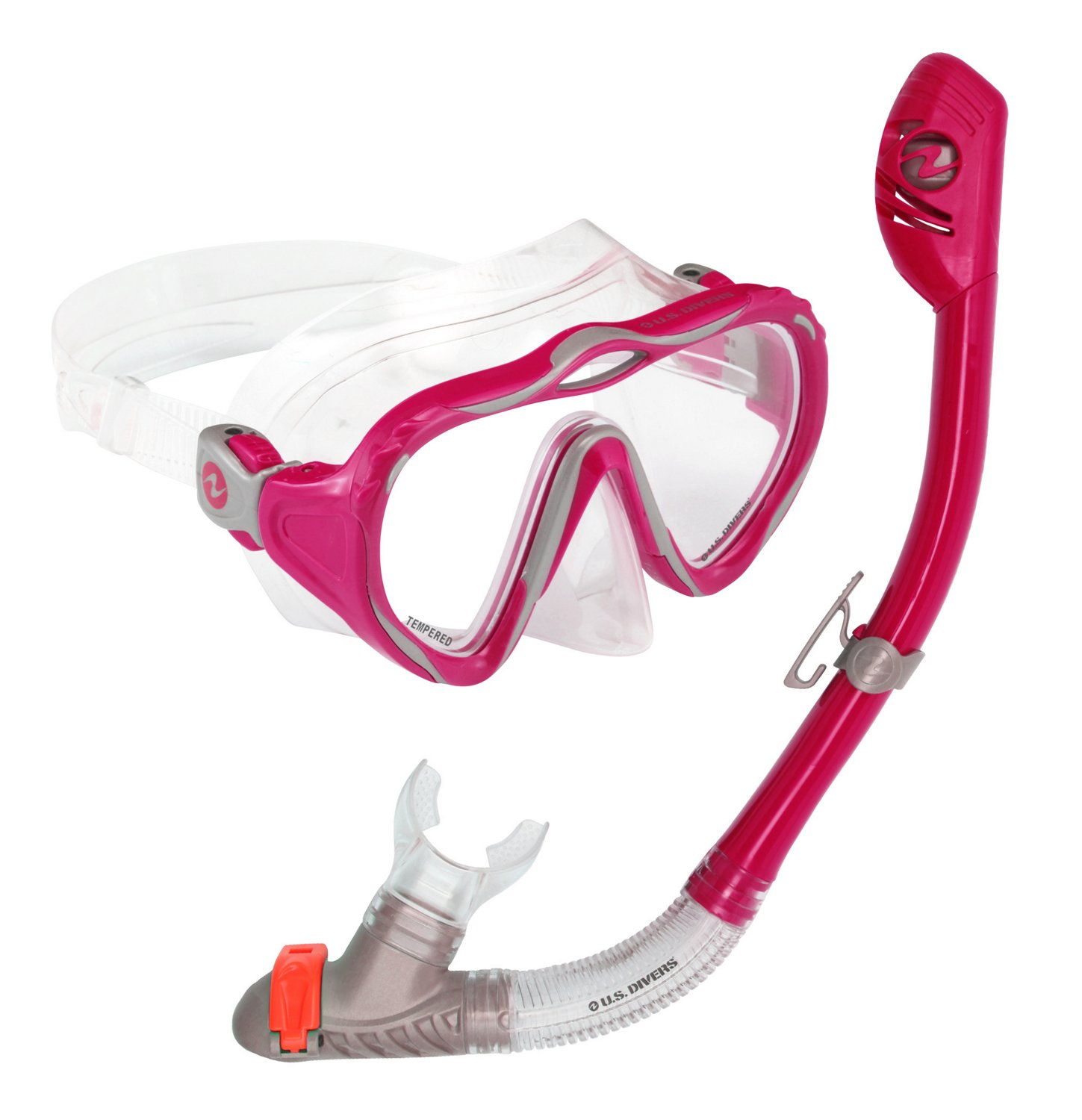 U.S. Divers Women's Starlett/Tucson Silicone Snorkeling Combo
