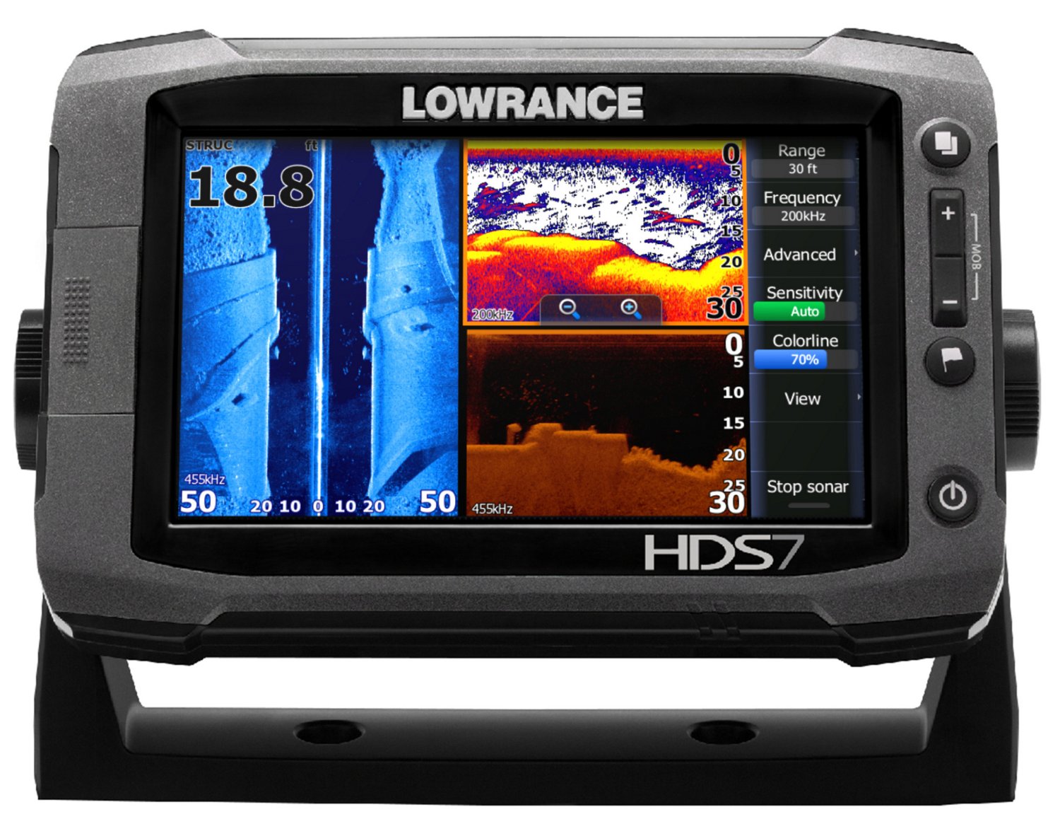 Lowrance Gen2 HDS-7 Touch Screen Fishfinder/ Chartplotter thumbnail