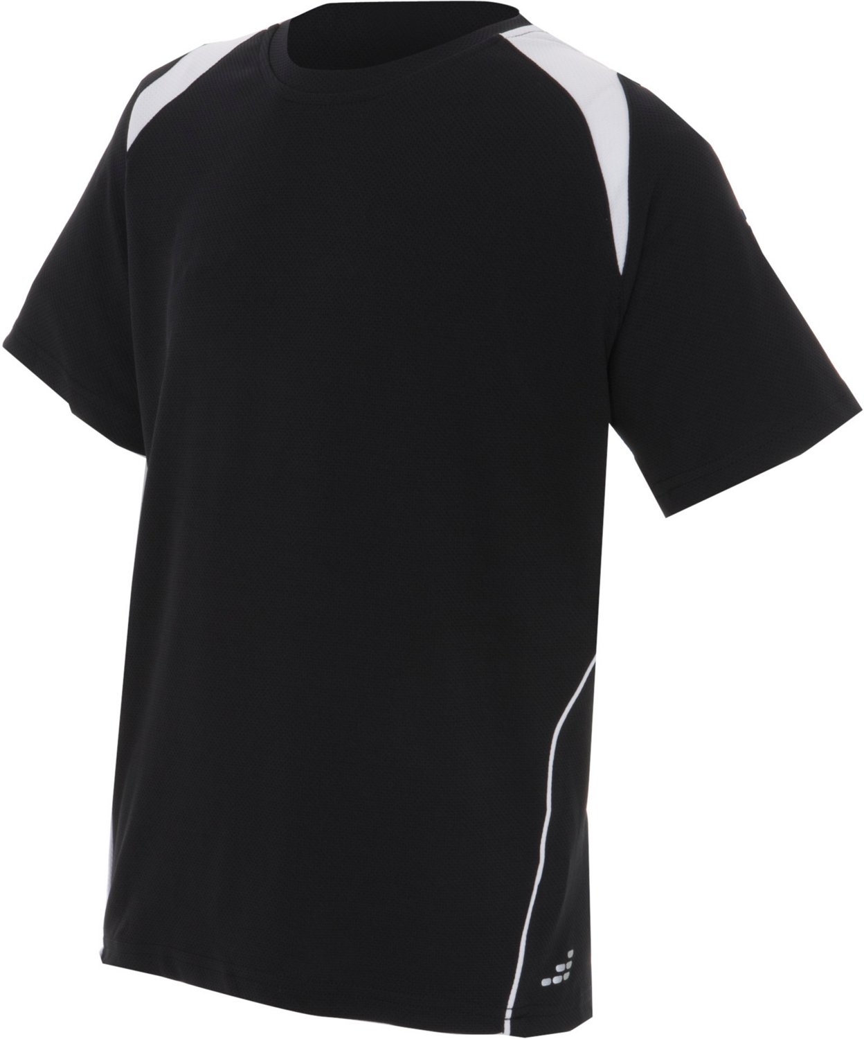 BCG Boys' Pieced and Piped Tennis Crew Short Sleeve T-shirt