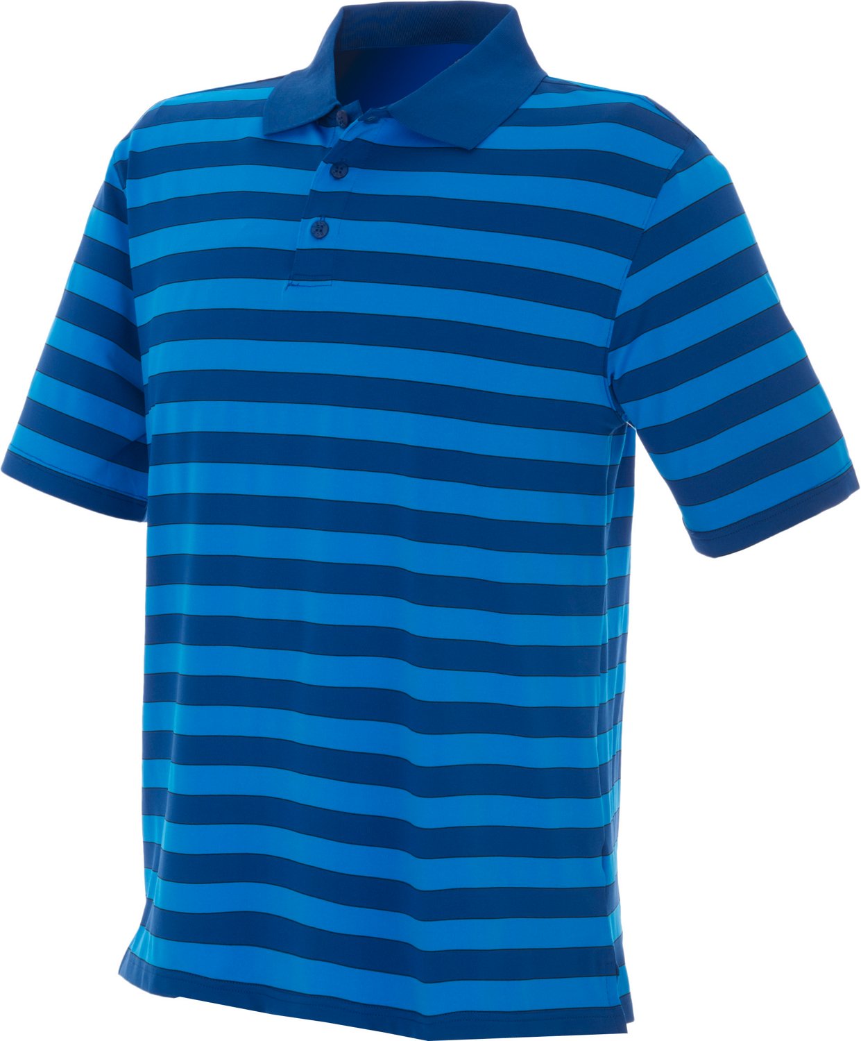 BCG Men's Bold Stripe Golf Polo