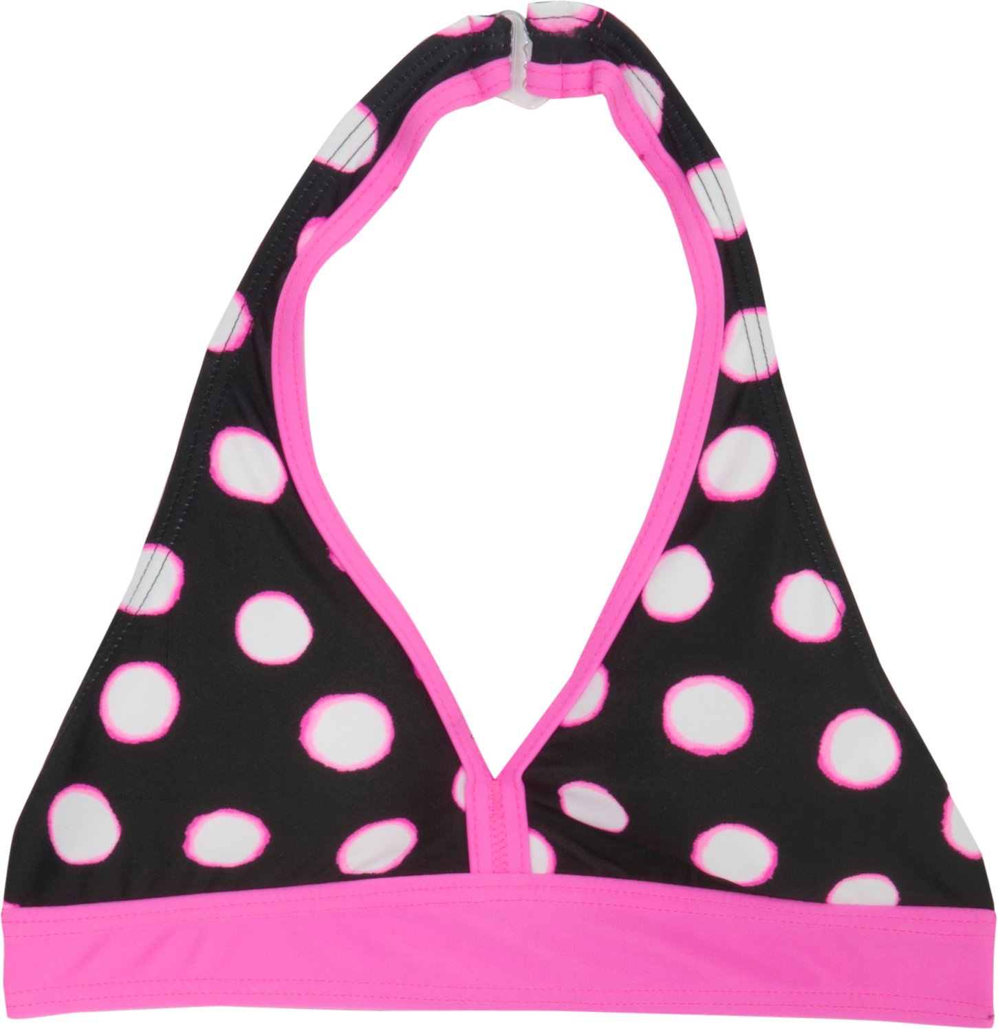 Malibu Girls' Razzle Dazzle Halter Top with Boy Short 2-Piece Swim Set