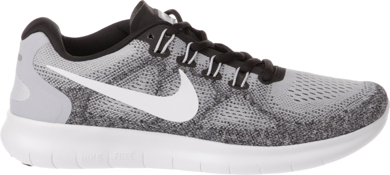 black and gray nike shoes