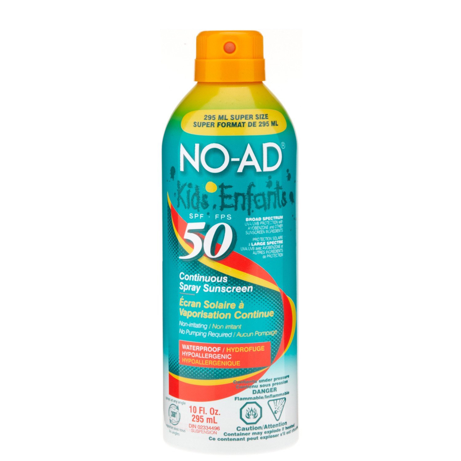 NO-AD® Kids' 10 oz. SPF 50 Continuous Spray Sunblock thumbnail