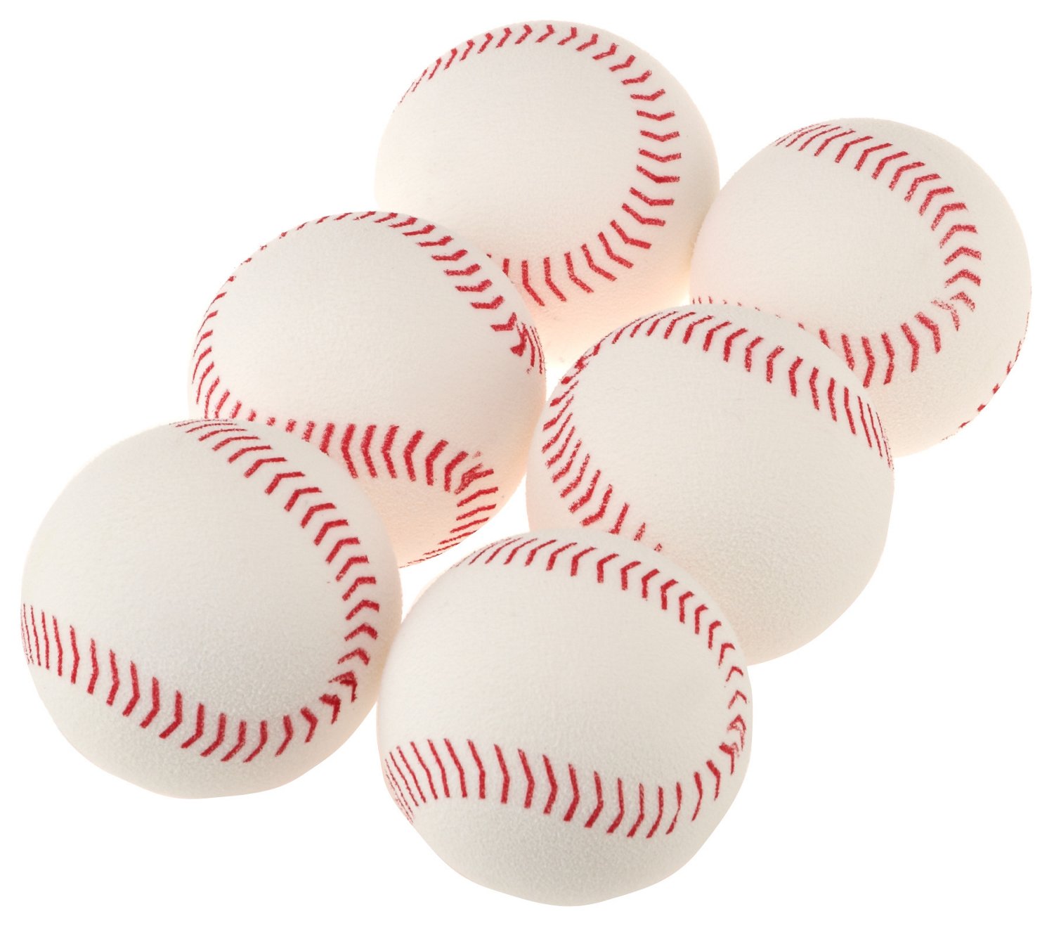 Enor Kids' Play Like Pros Foam Baseballs 6-Pack