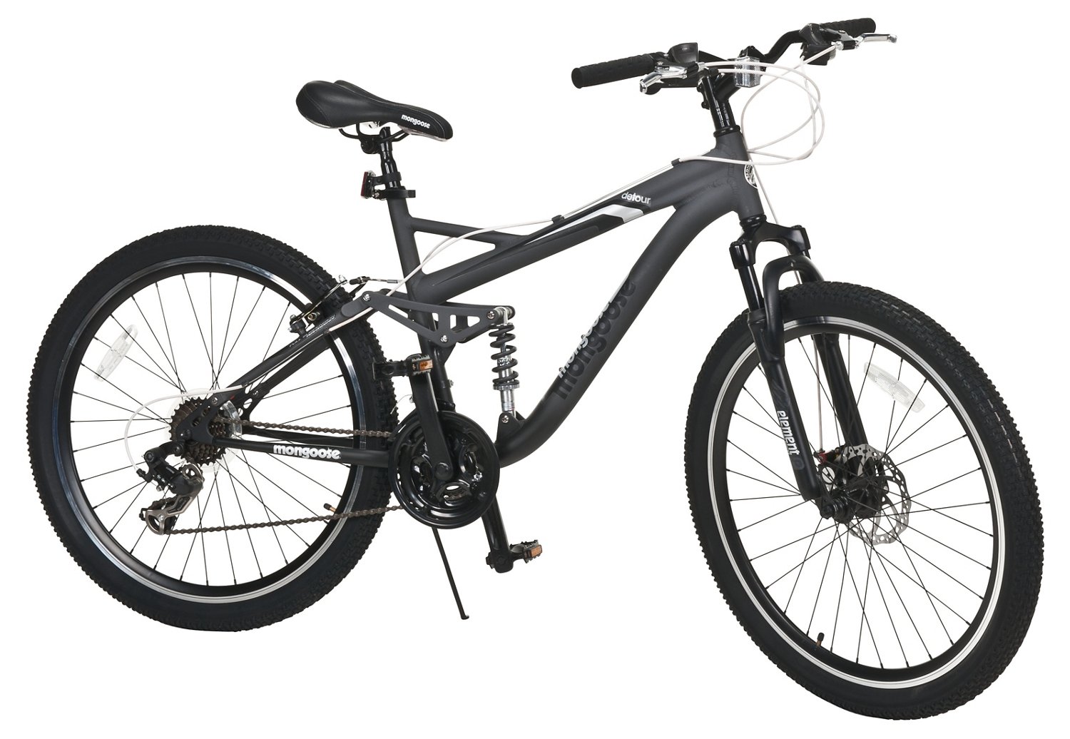 Mongoose® Men's Detour Full Suspension Mountain Bicycle