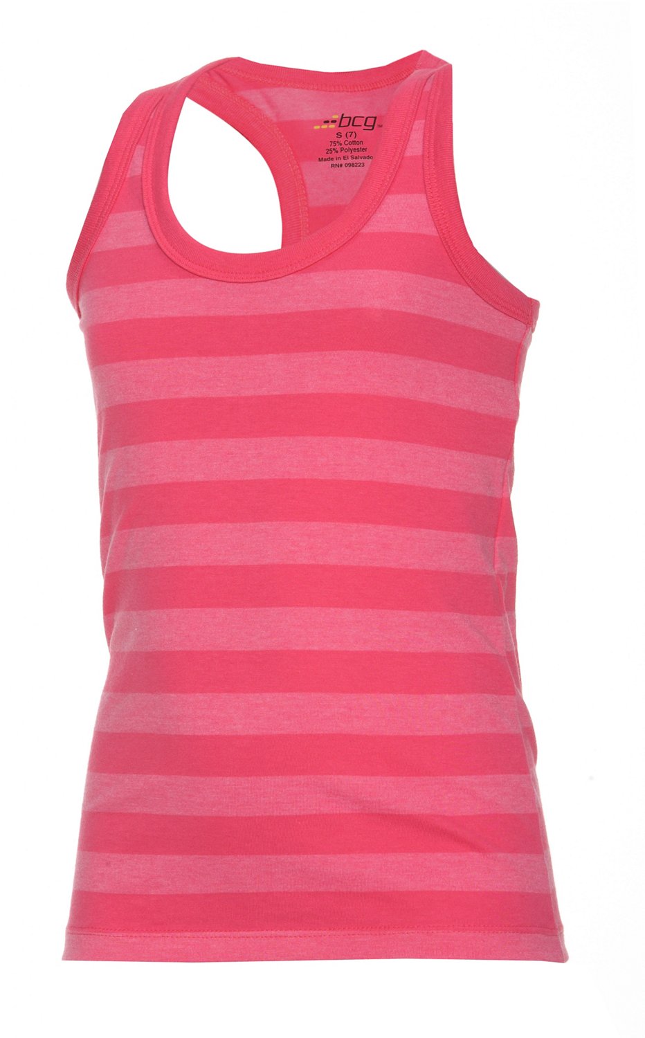 BCG Girls' Stripe Racer Tank