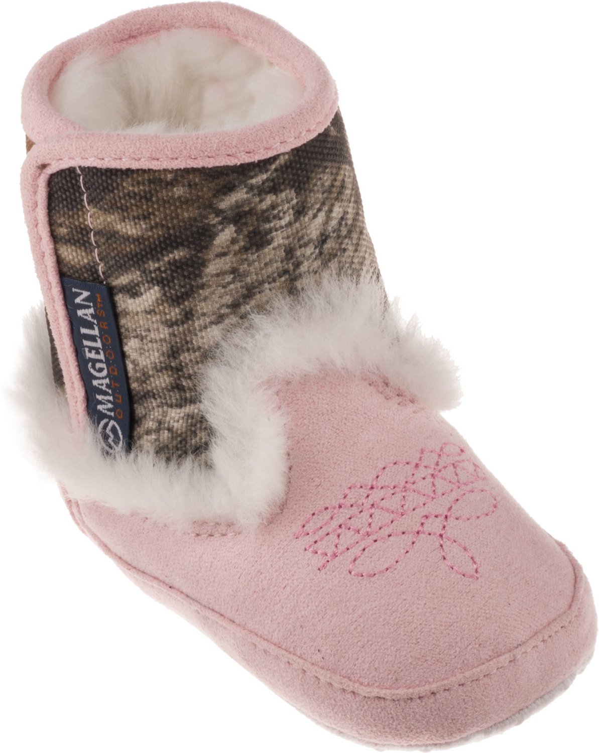 Magellan Outdoors Infant Girls' Camo Bootie Slippers thumbnail