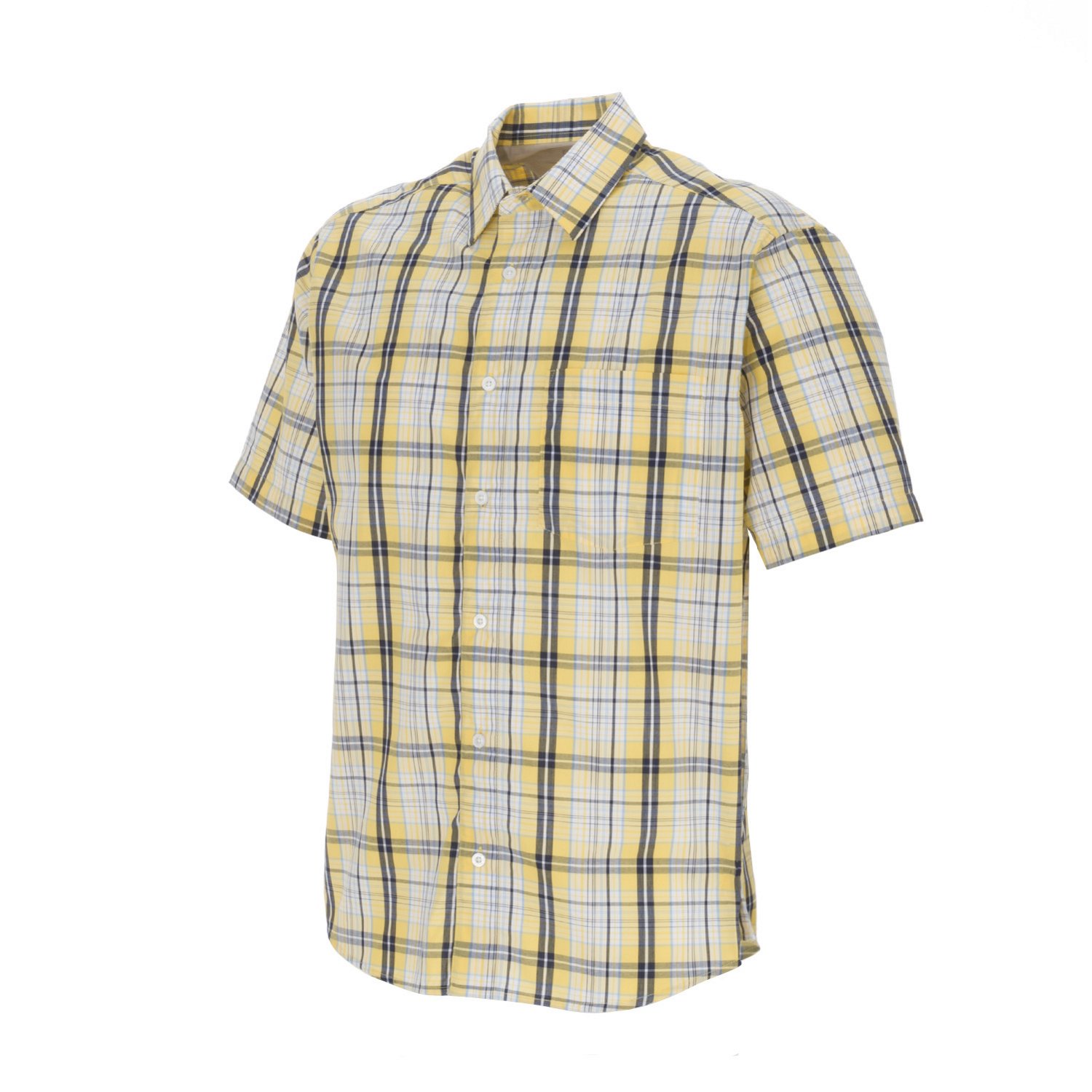 Austin Clothing Co.® Men's Short Sleeve Yarn Dyed CVC Poplin Shirt