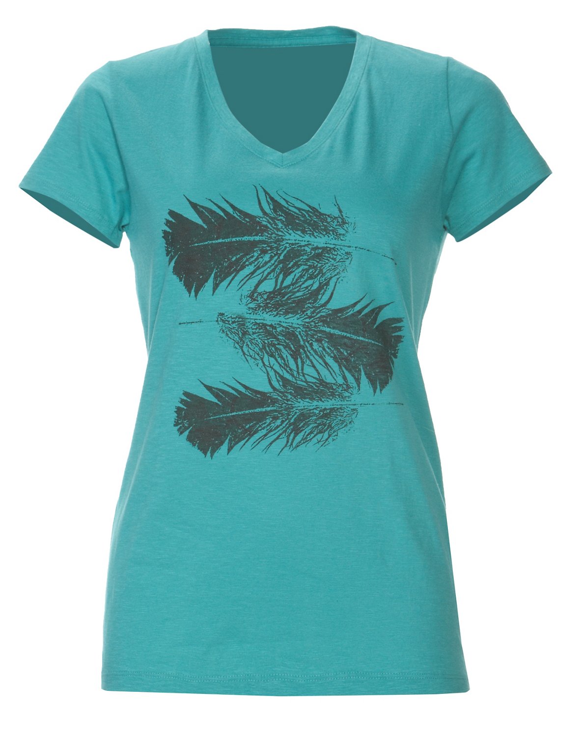 Magellan Outdoors Women's Feathers V-neck T-shirt