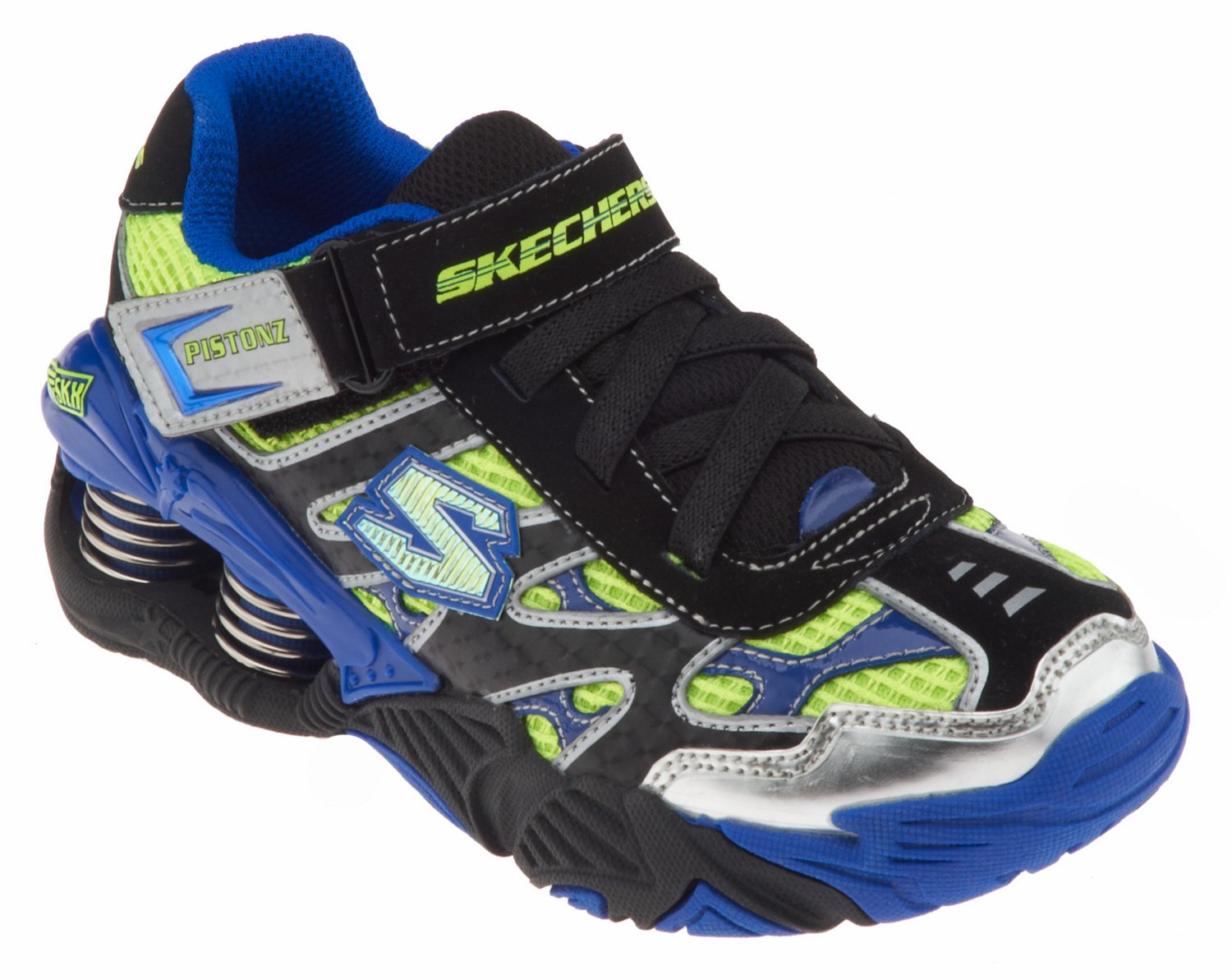 SKECHERS Boys' Pistonz Gore and Strap 4-Spring Sneakers thumbnail
