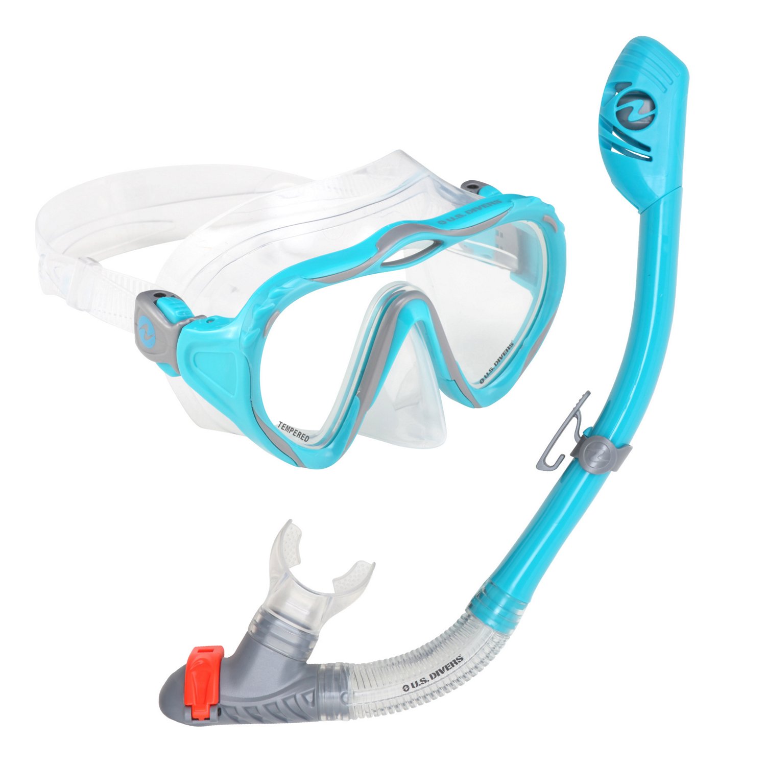 U.S. Divers Women's Starlett/Tucson Silicone Snorkeling Combo