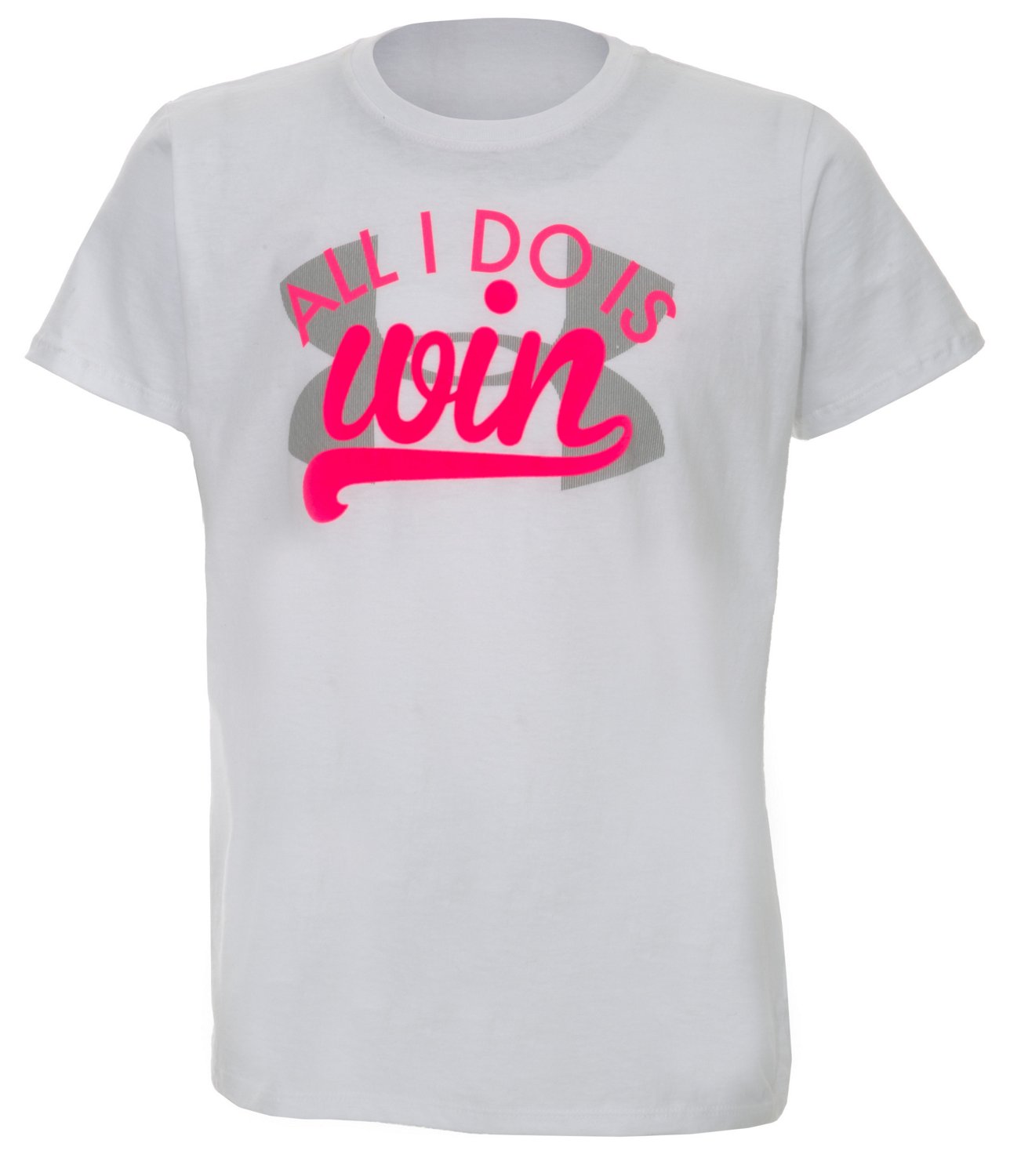 Under Armour® Girls' Quick Turn All I Do Is Win Graphic T-shirt