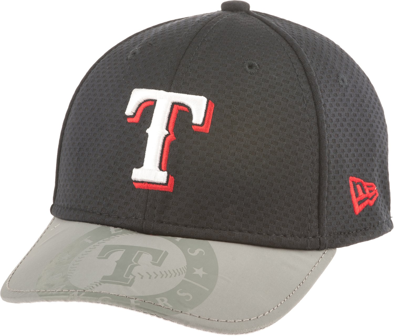 New Era Kids' Texas Rangers 39THIRTY Metallic Motion Cap
