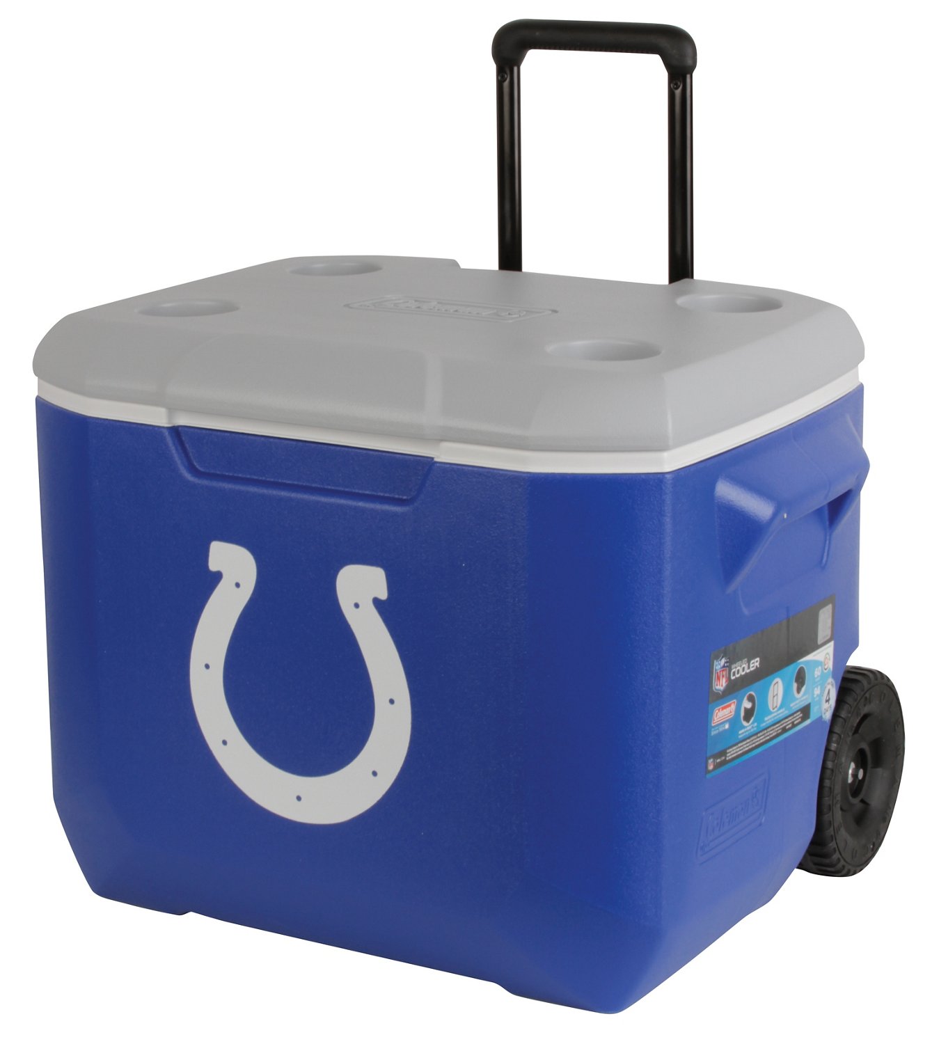 Coleman® Indianapolis Colts 60 qt. Performance Wheeled Cooler Academy