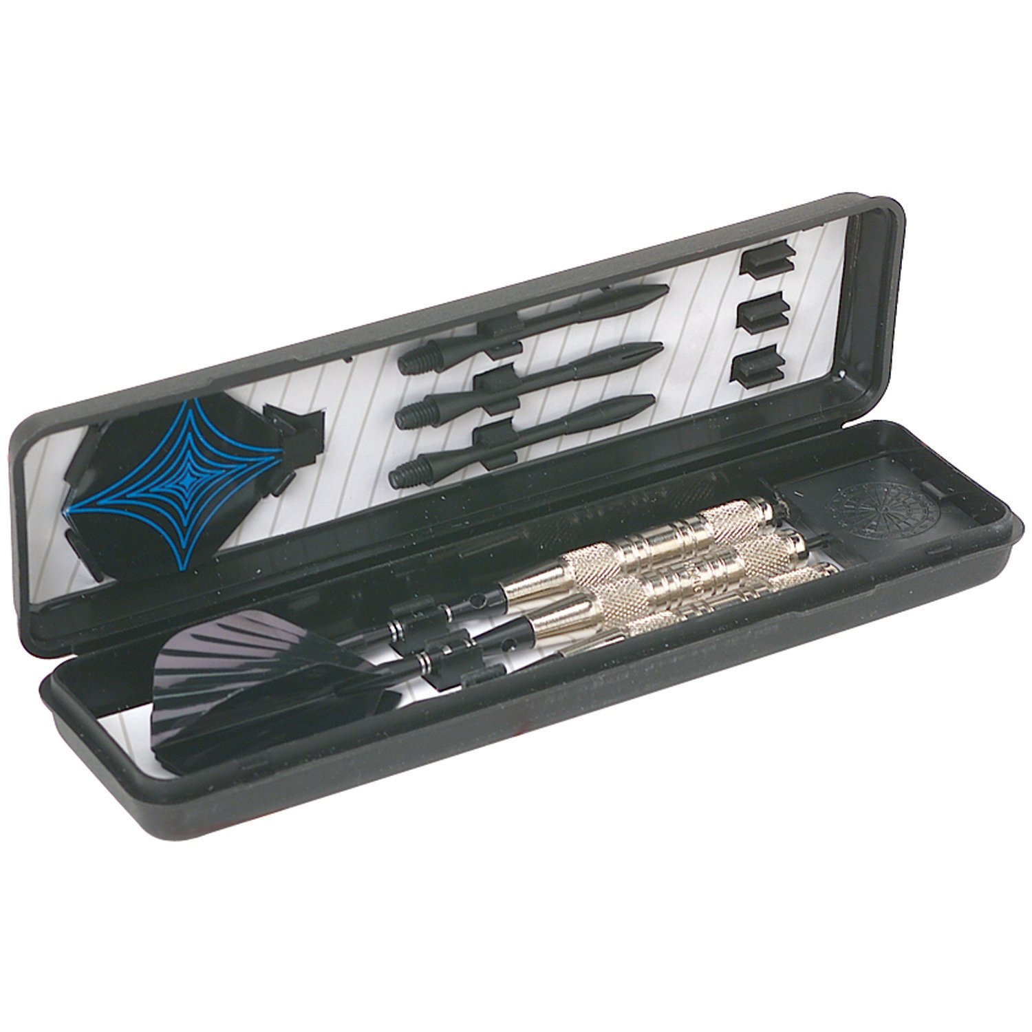 DMI Sports Nodor Nickel/Silver Steel Tip Darts Set