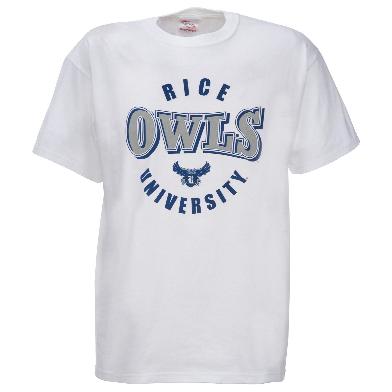 Viatran Adults' Offset Rice University T-shirt