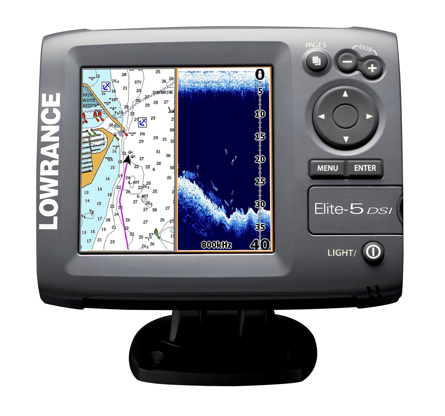 Lowrance Elite 5 DSI Fishfinder thumbnail