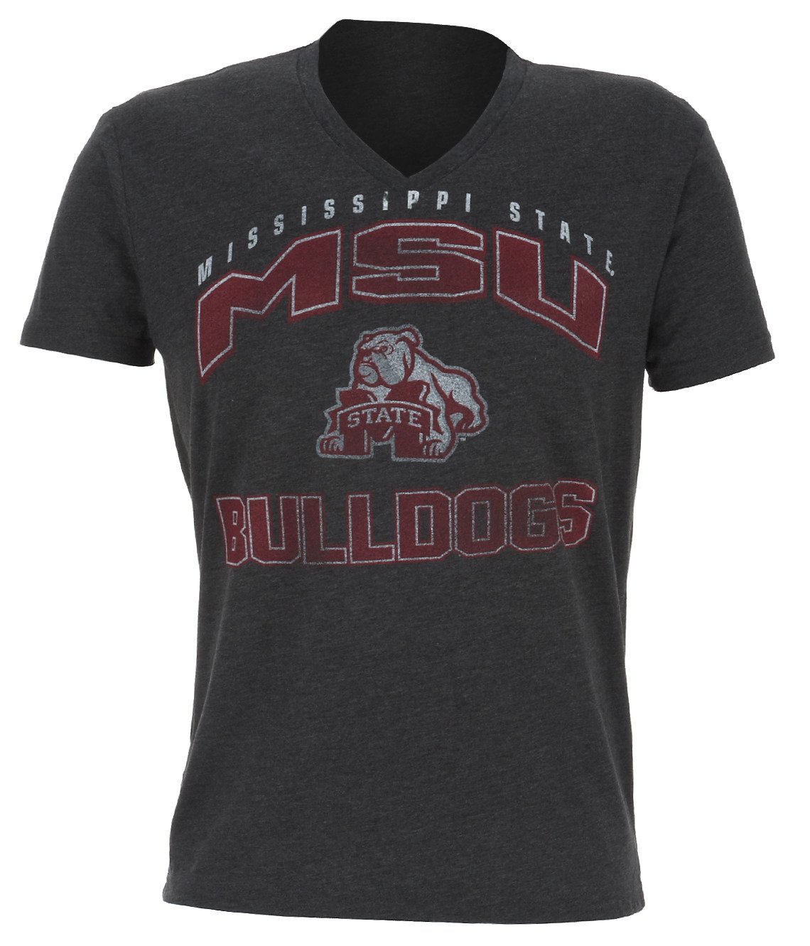 Majestic Adults' Mississippi State University Section 101 V-neck T-shirt