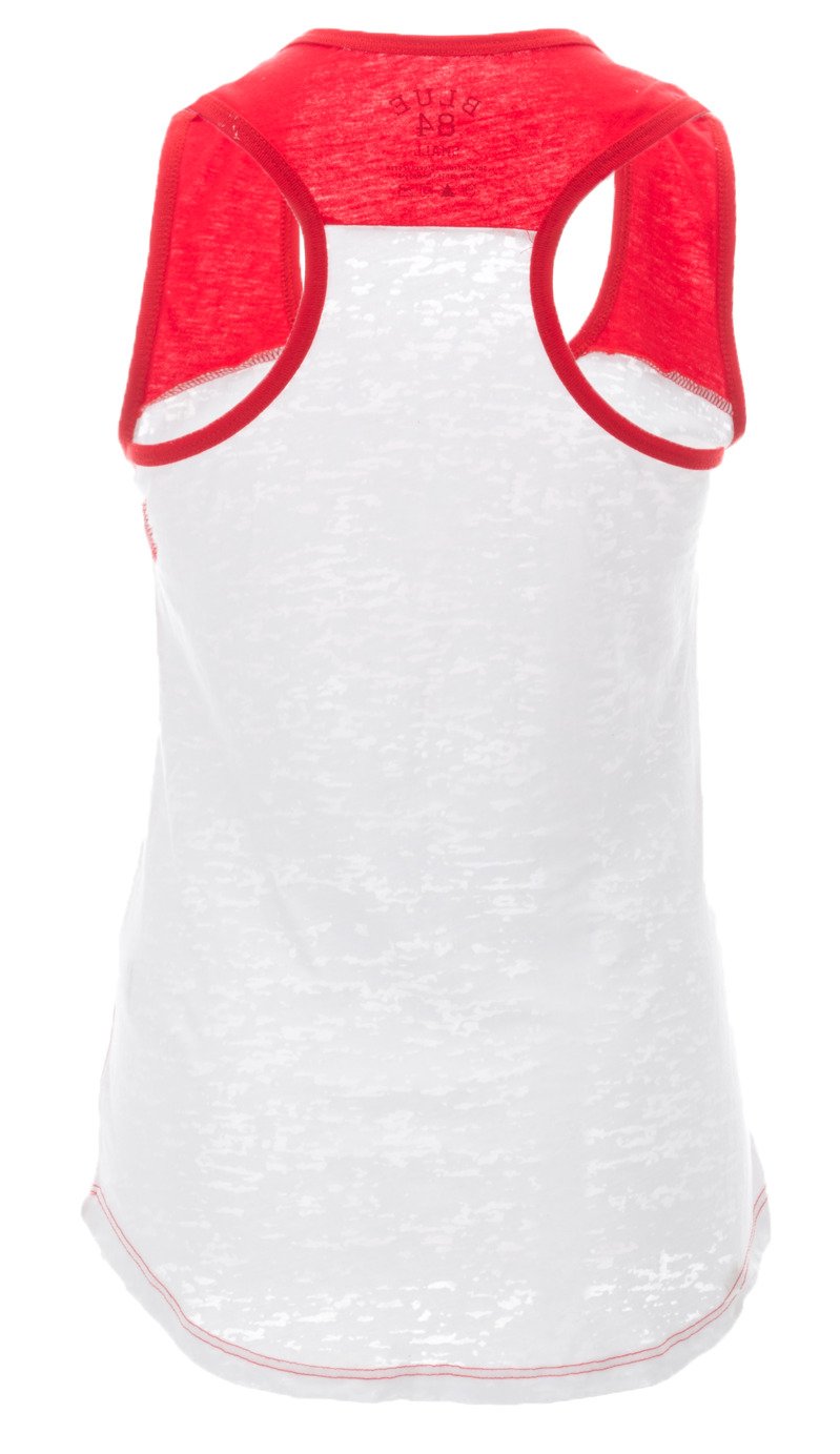 Blue 84 Juniors' Texas Tech University Burnout Raglan Tank Top thumbnail