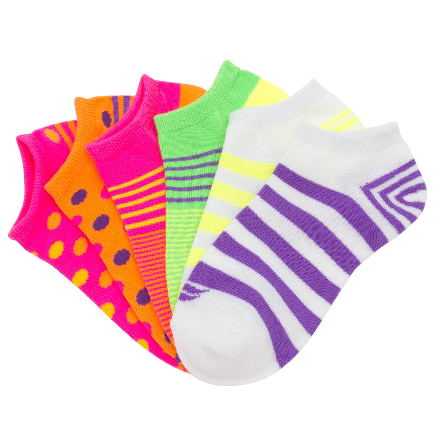 Sof Sole® Women's Allsport Lite No-Show Socks 6-Pack